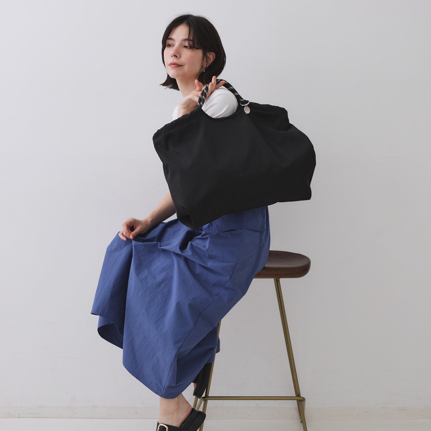 OPAQUE.CLIP「【軽量/A4サイズ対応】ロープハンドルドロストBIGトートバッグ」|トートバッグ|