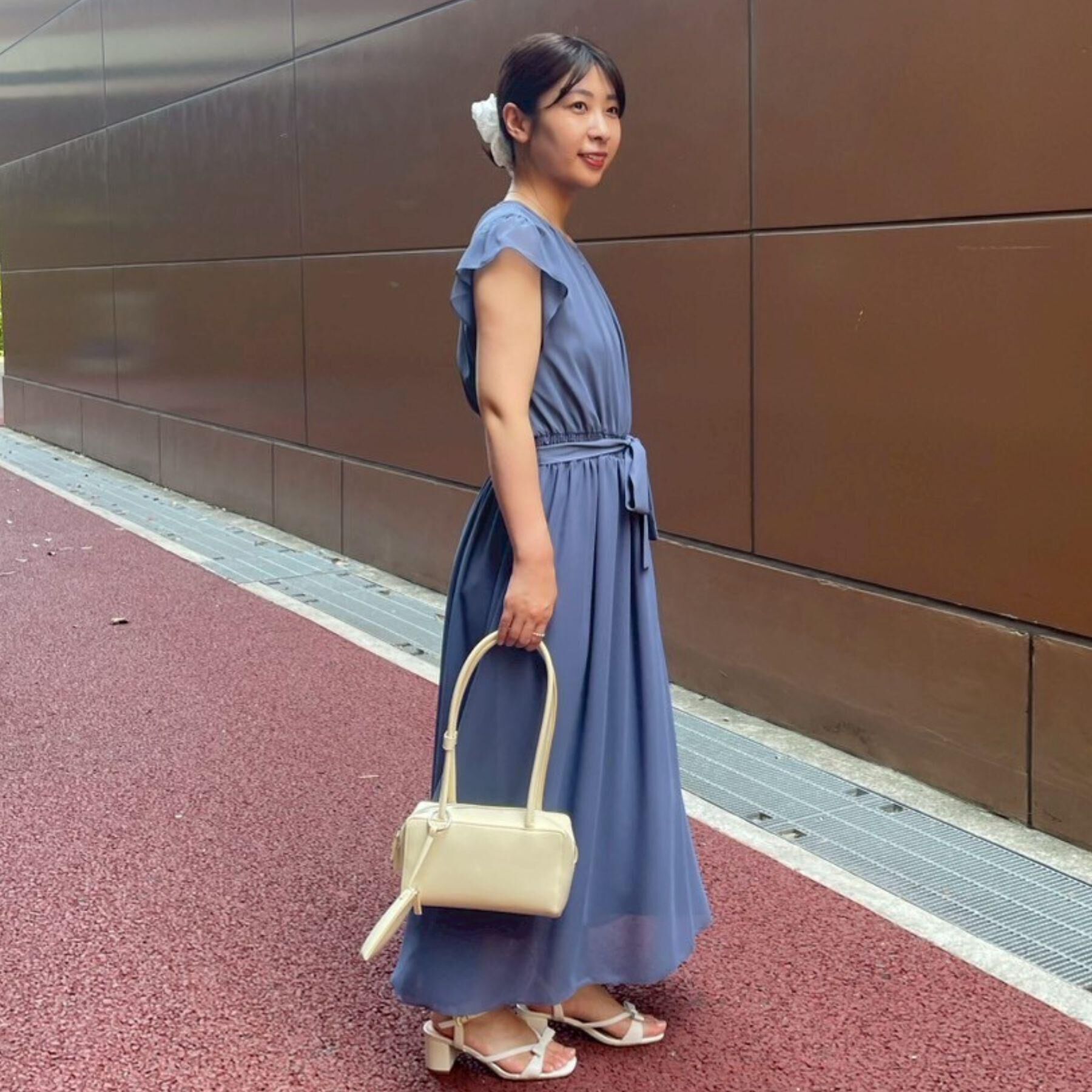 Couture broach「【一枚で着映える・楽ちん・ドライタッチ】フリルスリーブワンピース」|ワンピース|