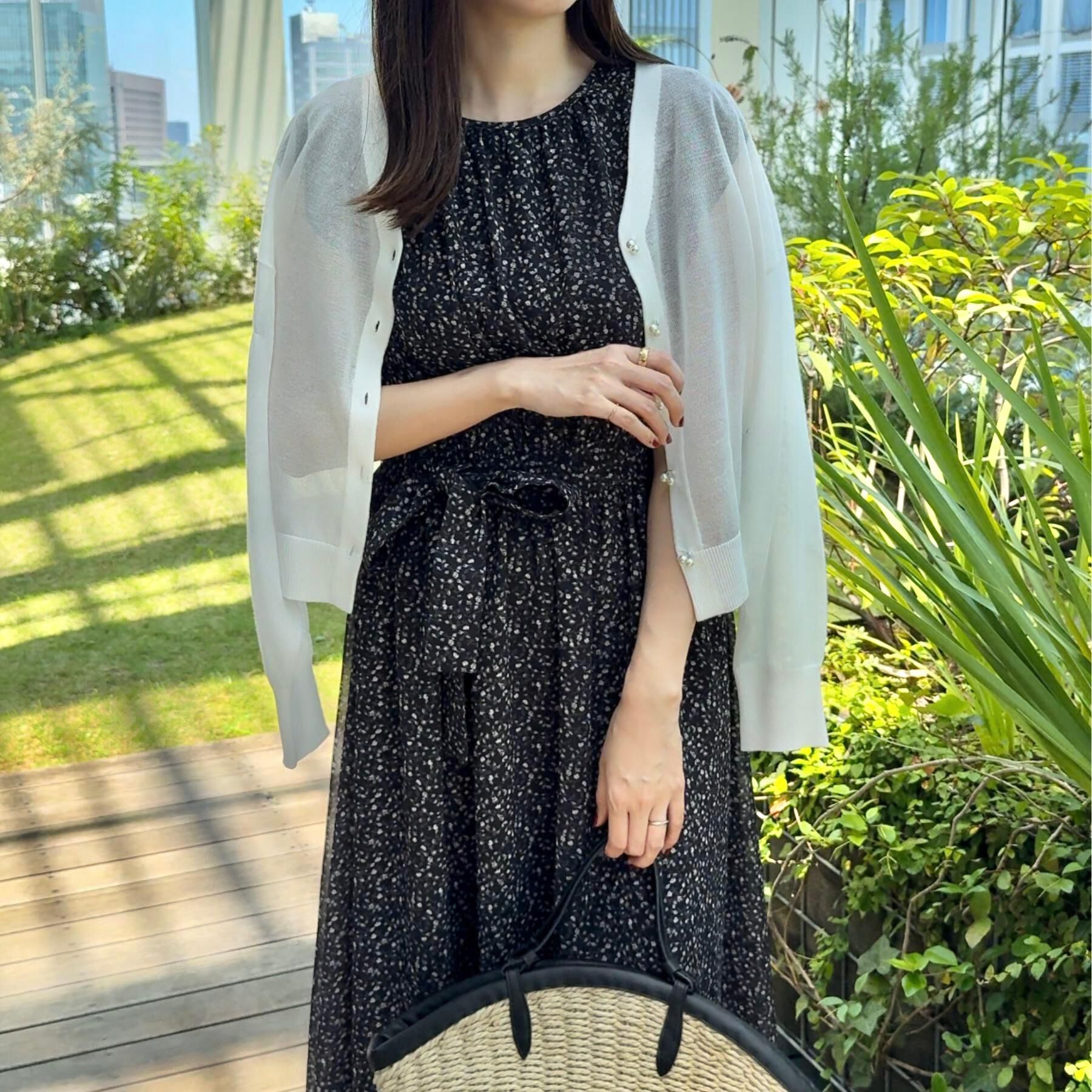 Couture broach「【一枚で着映える・楽ちん・ドライタッチ】フリルスリーブワンピース」|ワンピース|