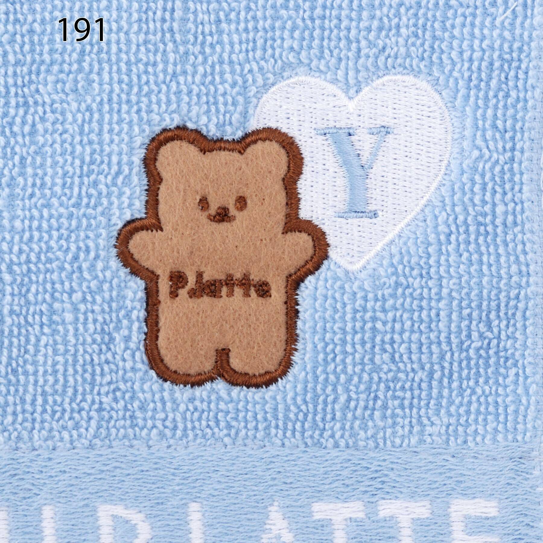 PINK-latte「アルファベットフェイスタオル」|ハンカチ|