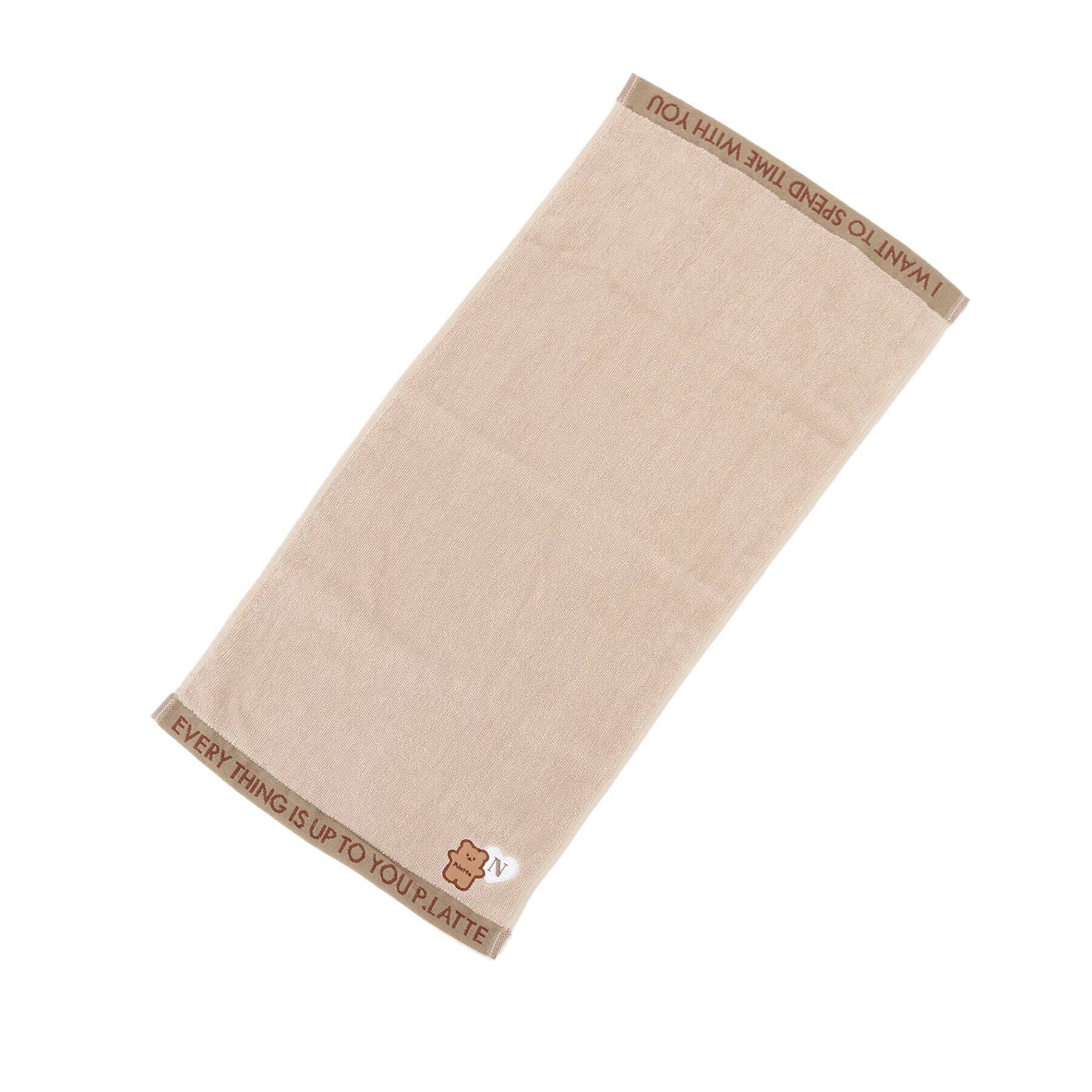 PINK-latte「アルファベットフェイスタオル」|ハンカチ|