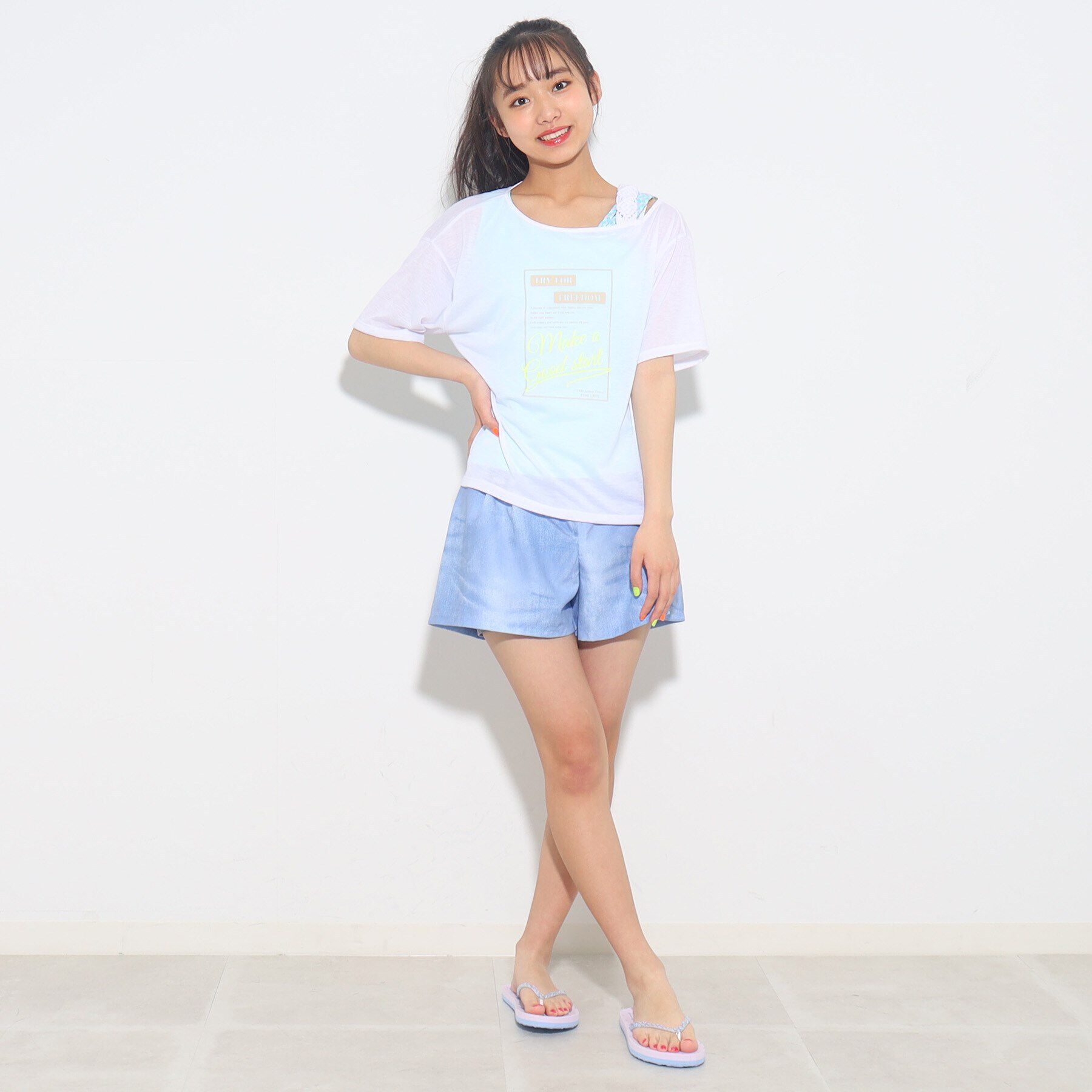 PINK-latte「【プールグッズ】ビーチサンダル」|サンダル|