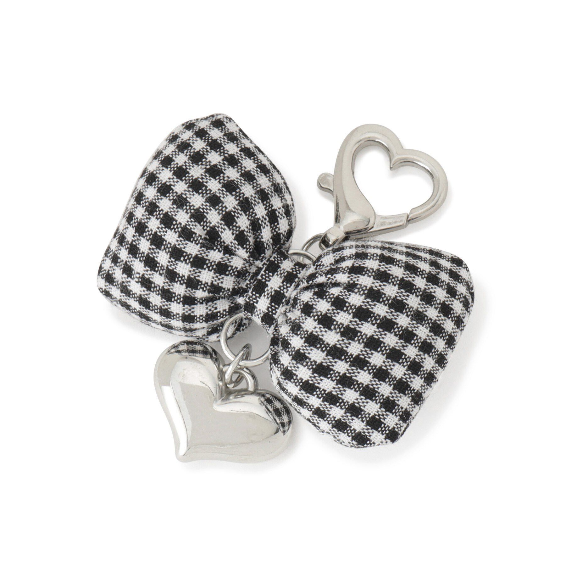 PINK-latte「リボンチャーム」|キーケース|ブラック(119)