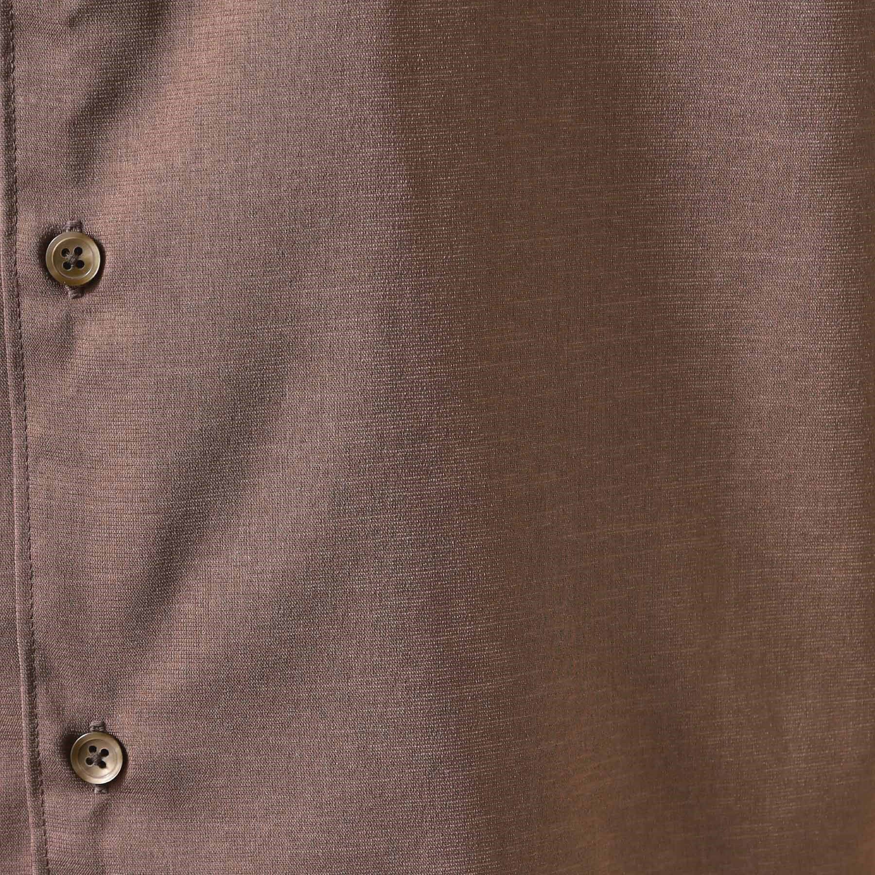 THE SHOP TK「クールファイバーダブルフラップ半袖シャツ　接触冷感／吸水速乾／UVケア／軽量／セットアップ可」|シャツ・ブラウス|