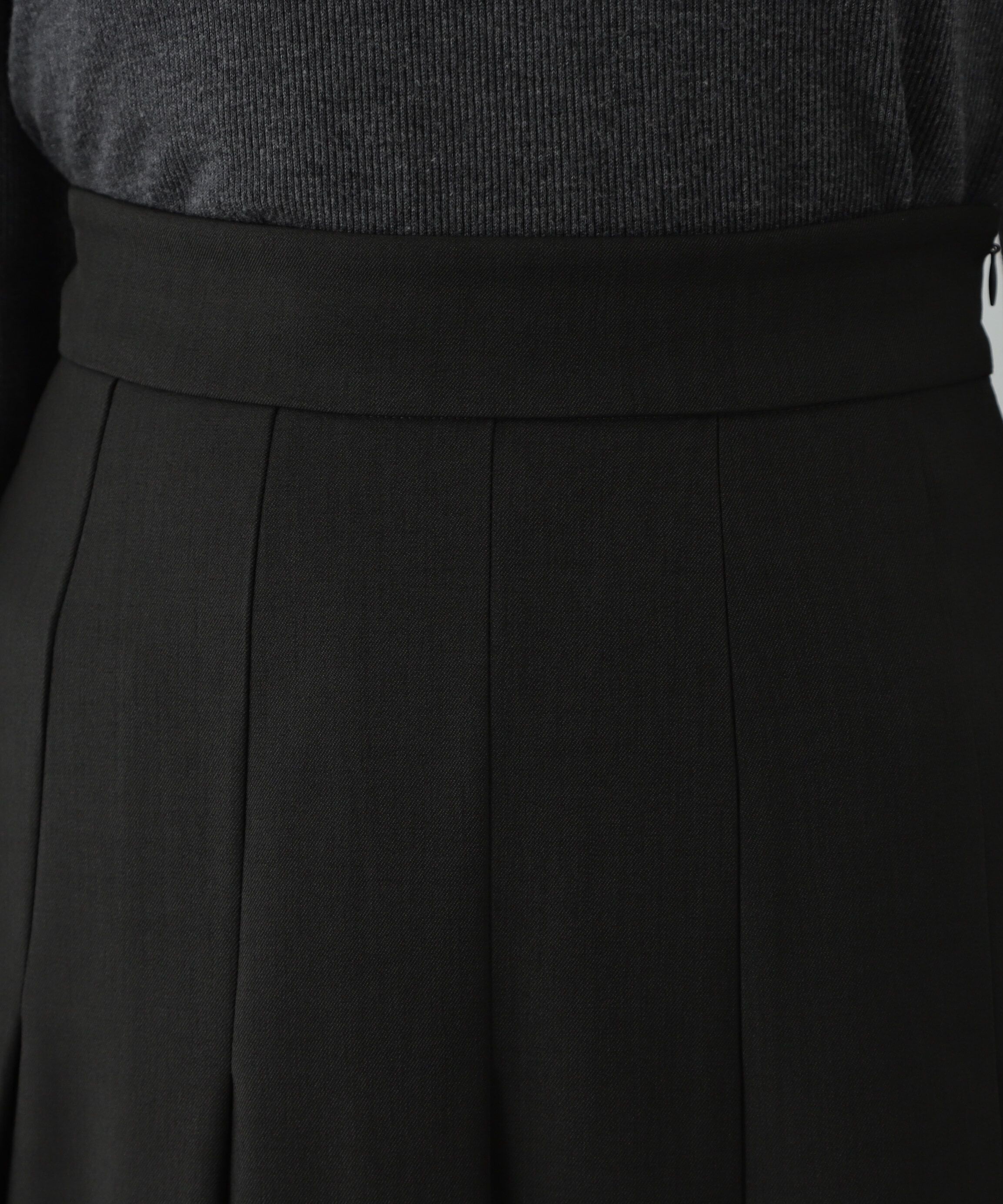  「レースレイヤードプリーツスカート」|スカート|