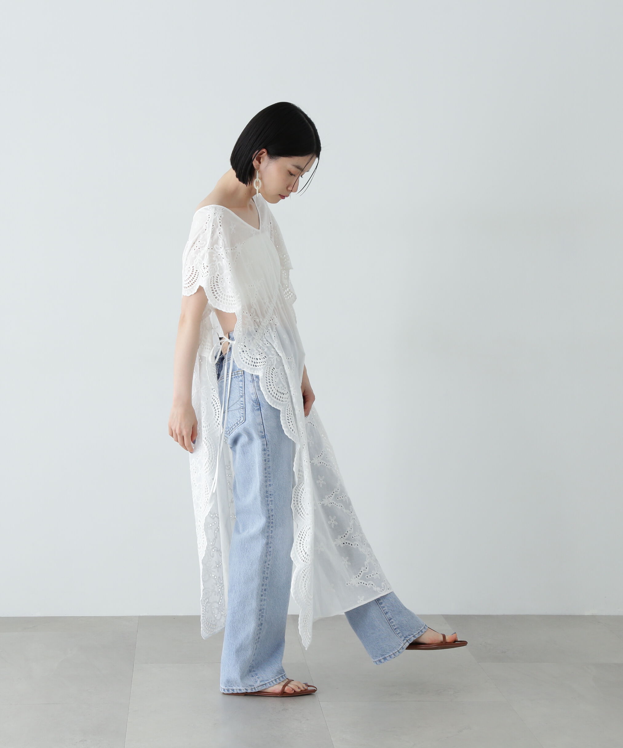  「スカラップレースワンピース」|ワンピース|