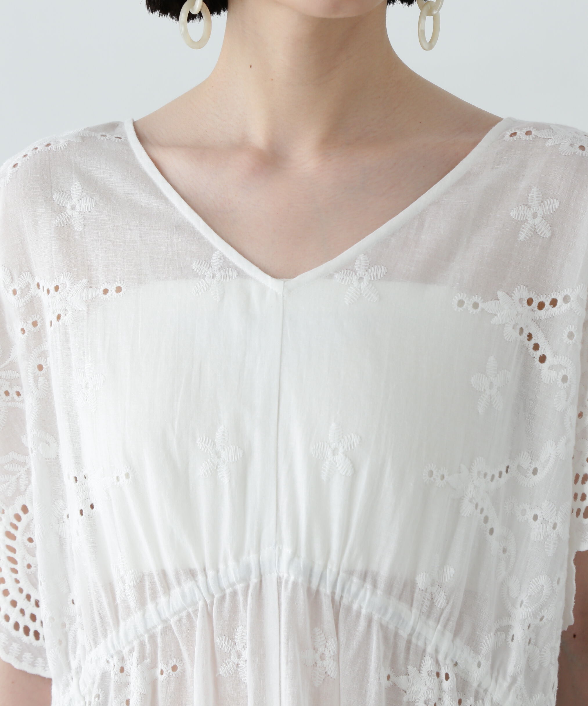  「スカラップレースワンピース」|ワンピース|