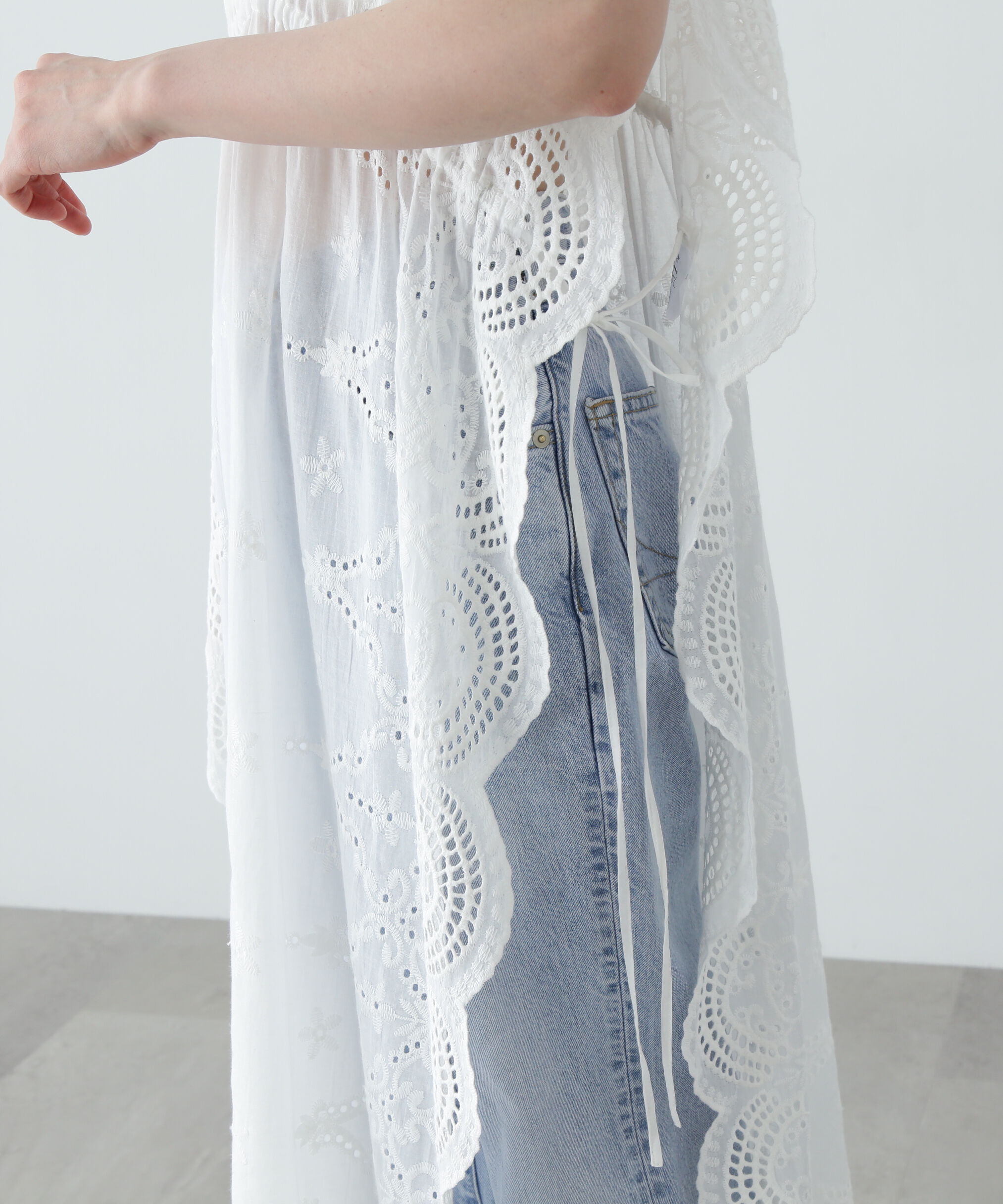  「スカラップレースワンピース」|ワンピース|