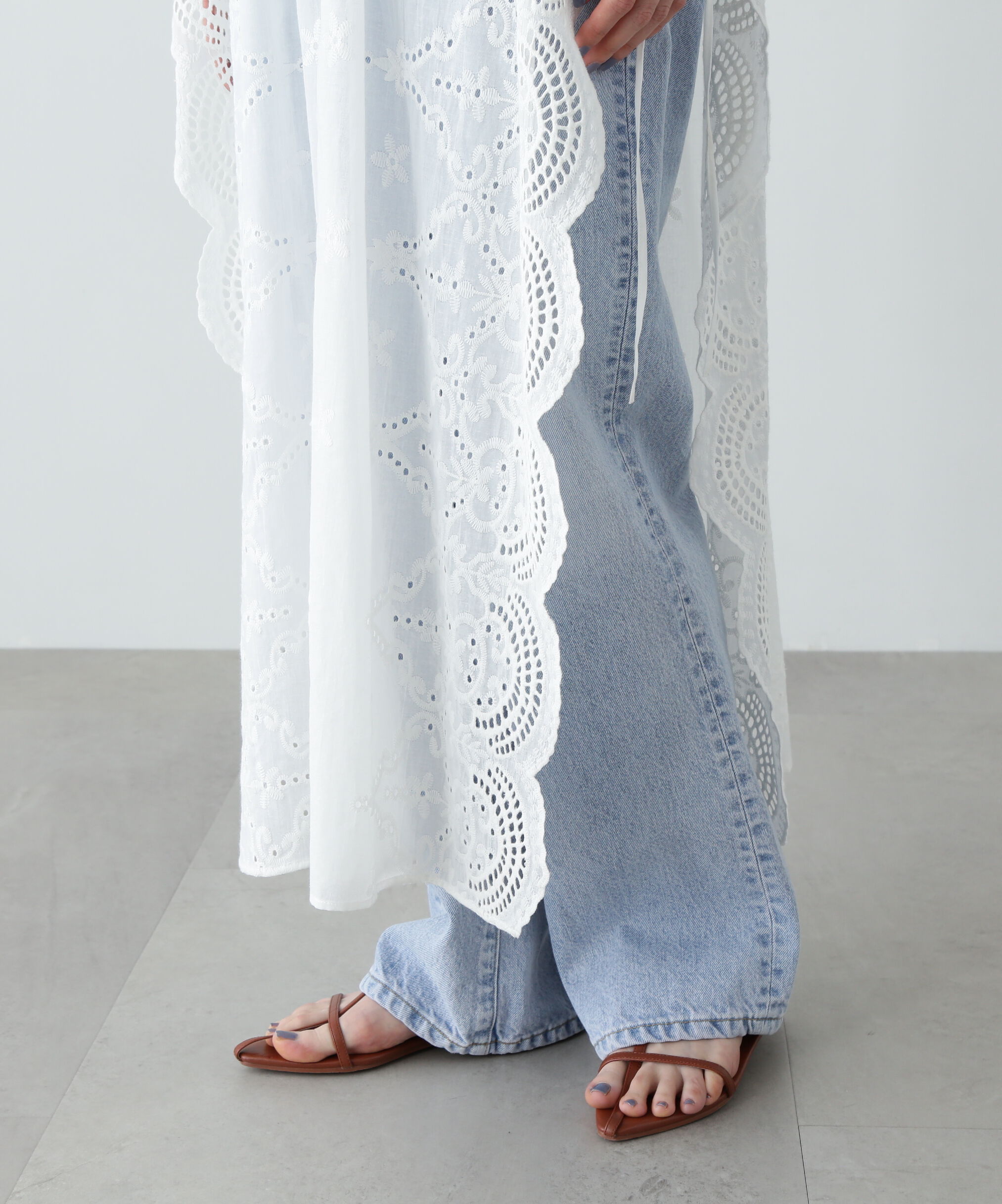  「スカラップレースワンピース」|ワンピース|