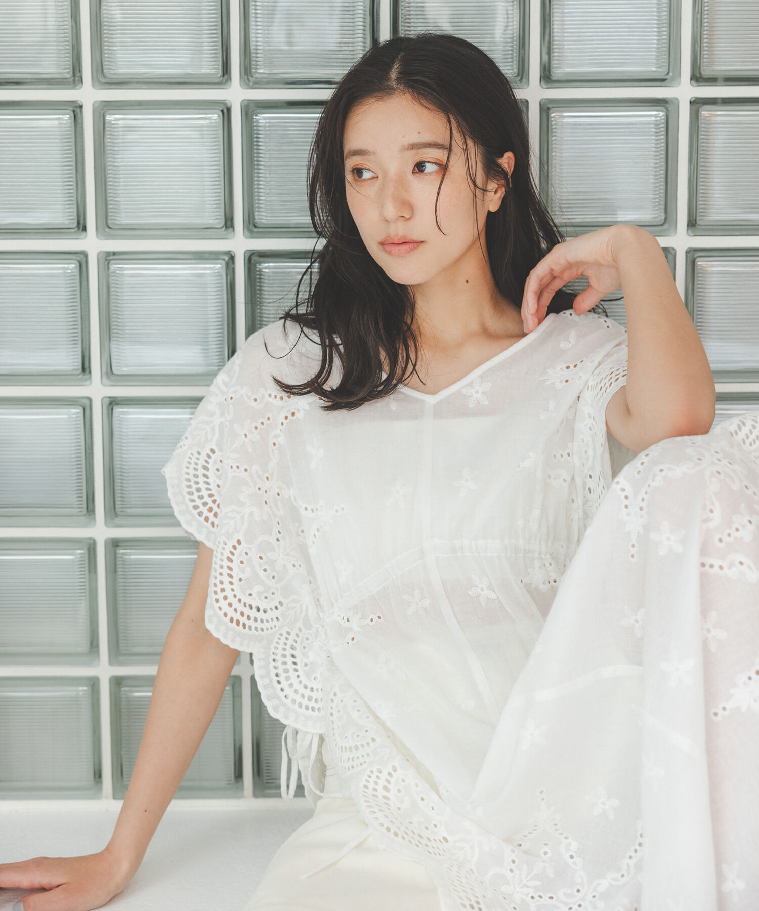  「スカラップレースワンピース」|ワンピース|