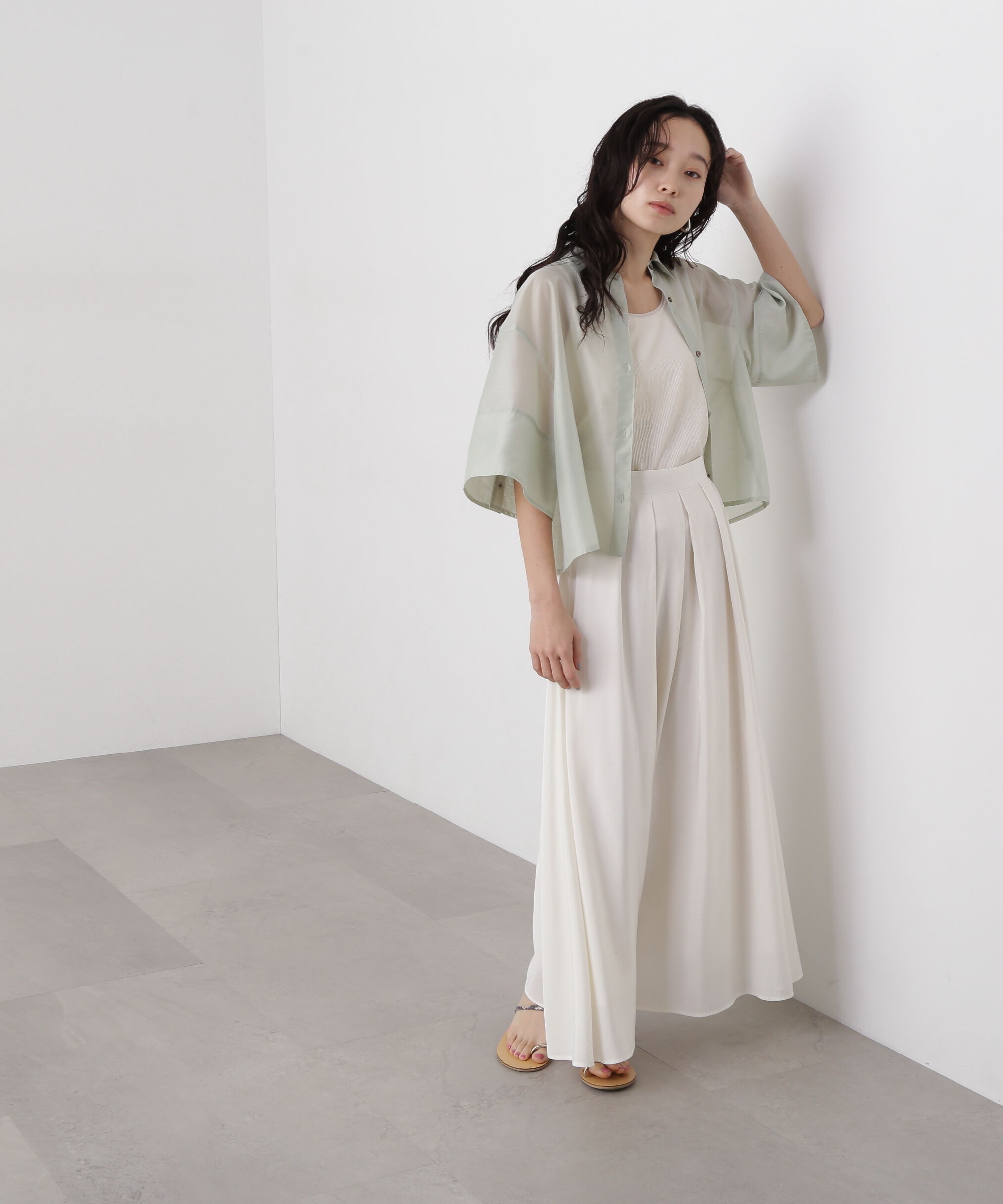  「シアータックフレアスカート」|スカート|