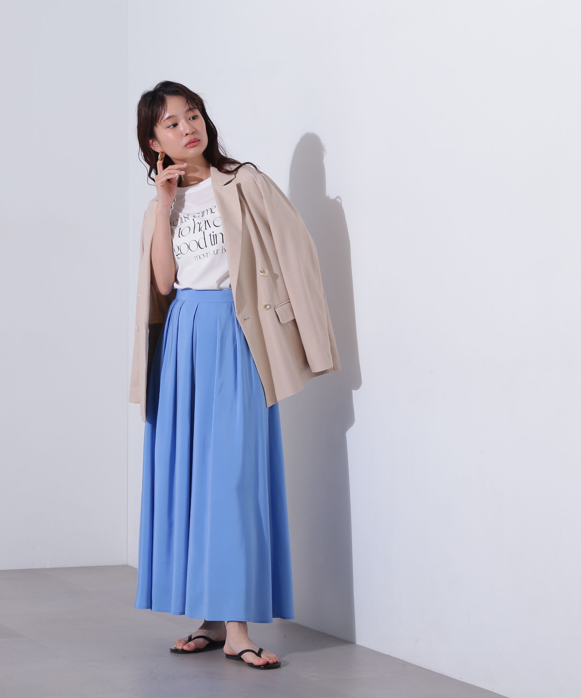  「シアータックフレアスカート」|スカート|