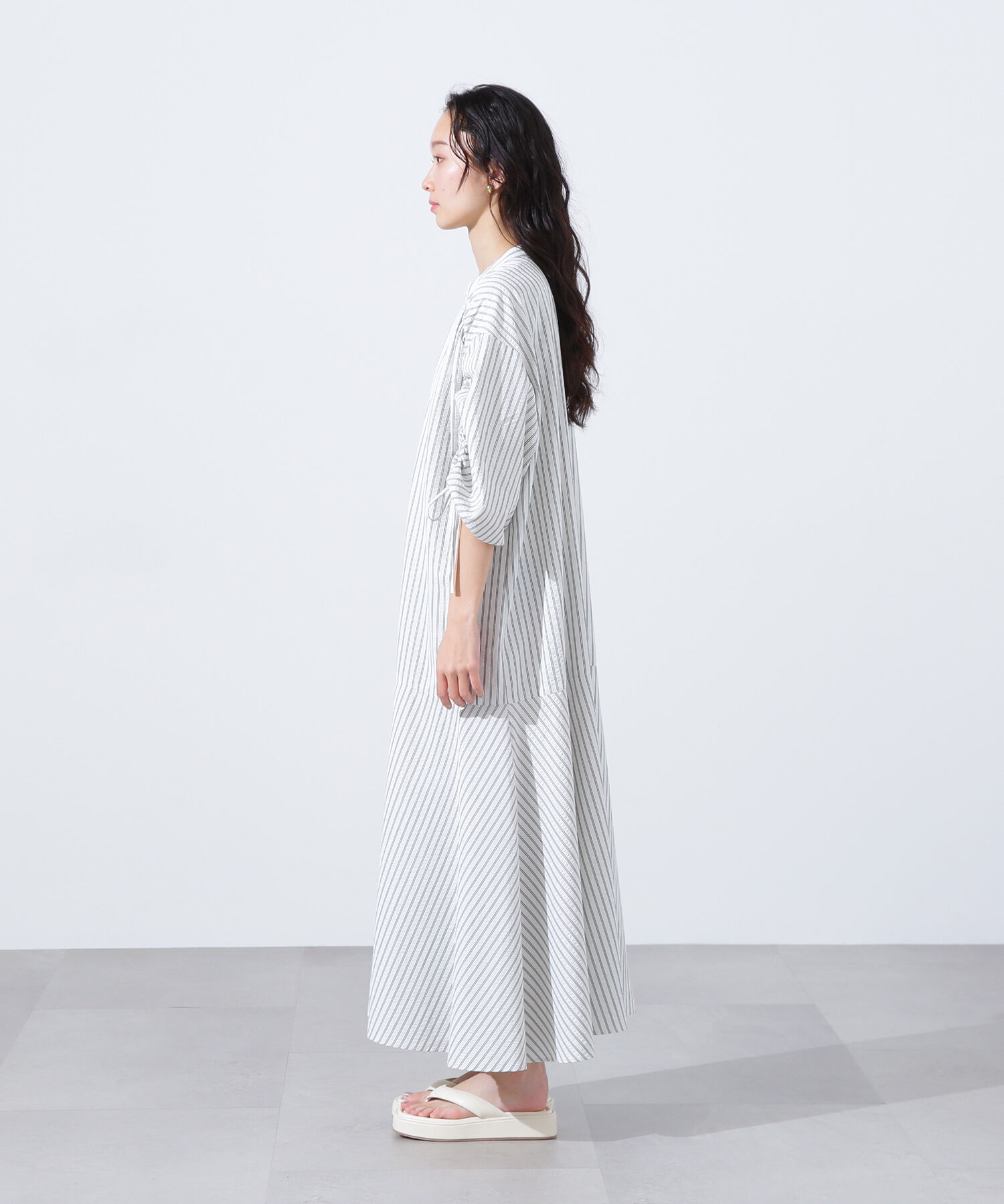  「ストライプドロストワンピース」|ワンピース|