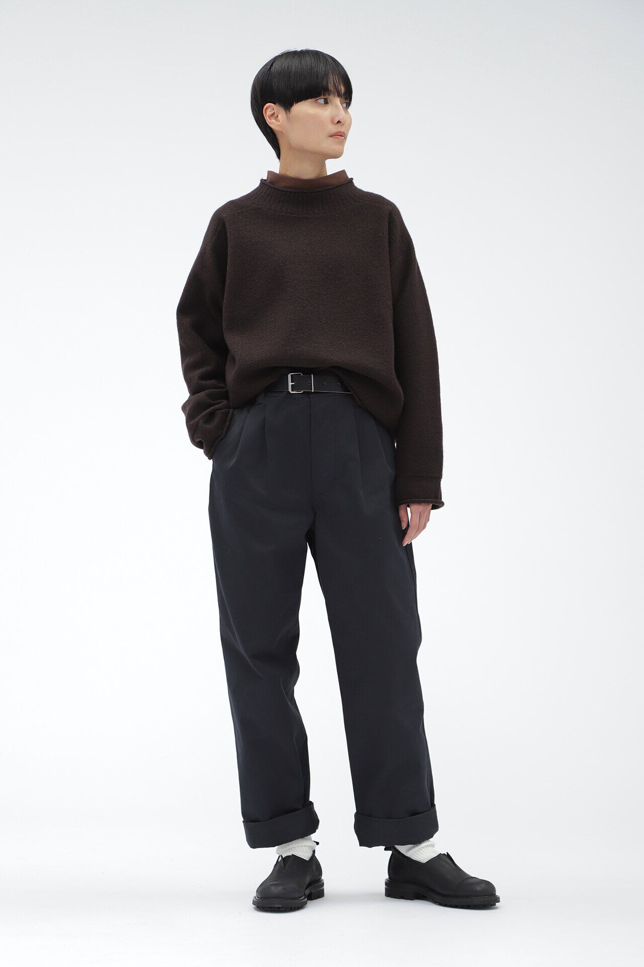 MHL.「FELTED ROUGH WOOL」|ニット・セーター|