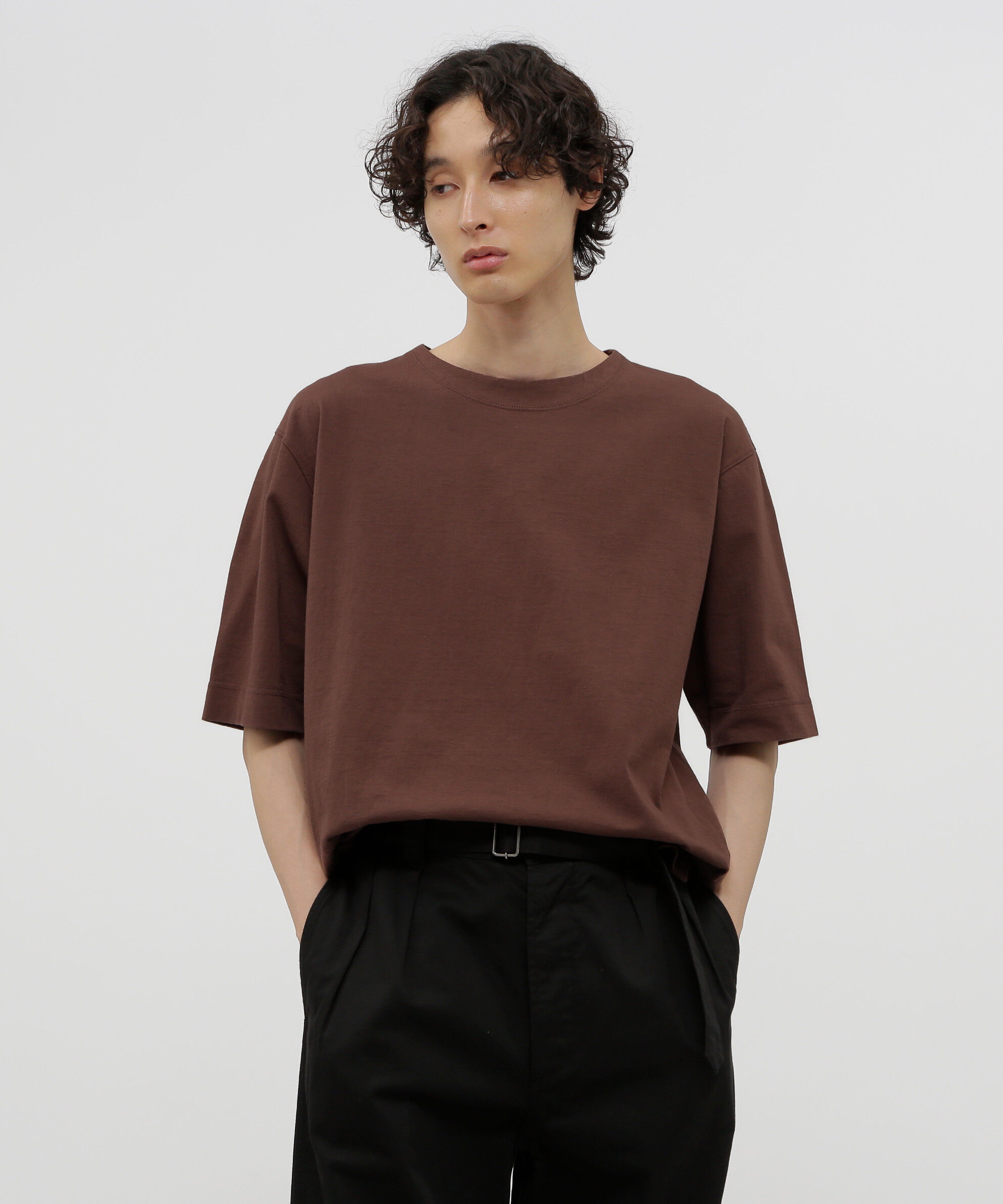 MHL.「DRY DENSED COTTON JERSEY」|Tシャツ・カットソー|MOCHA3