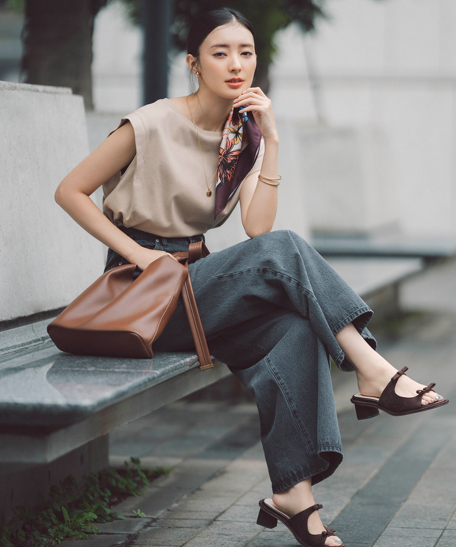  「バギーデニムパンツ」|その他|