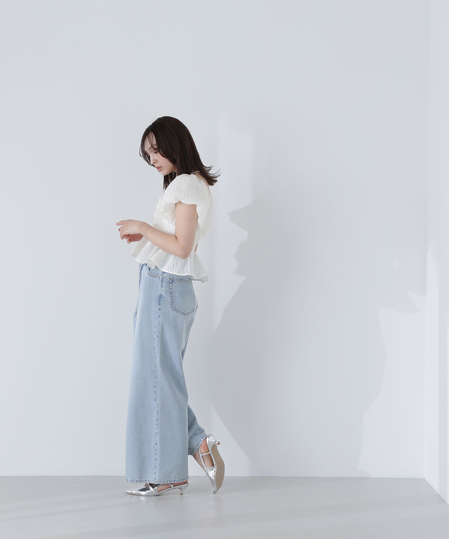  「バギーデニムパンツ」|その他|