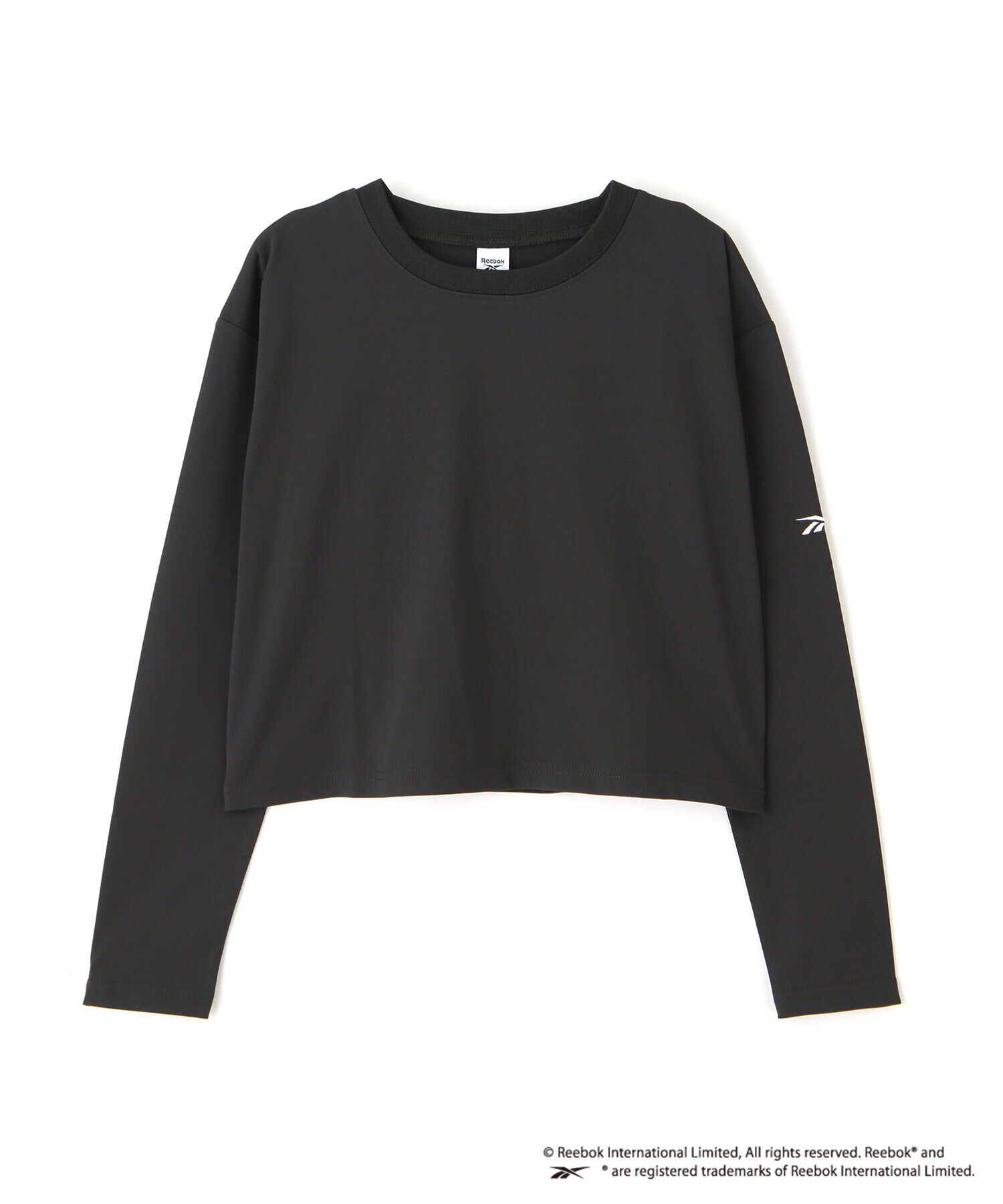  「Reebok テックドライ天竺クロップドトップ」|Tシャツ・カットソー|