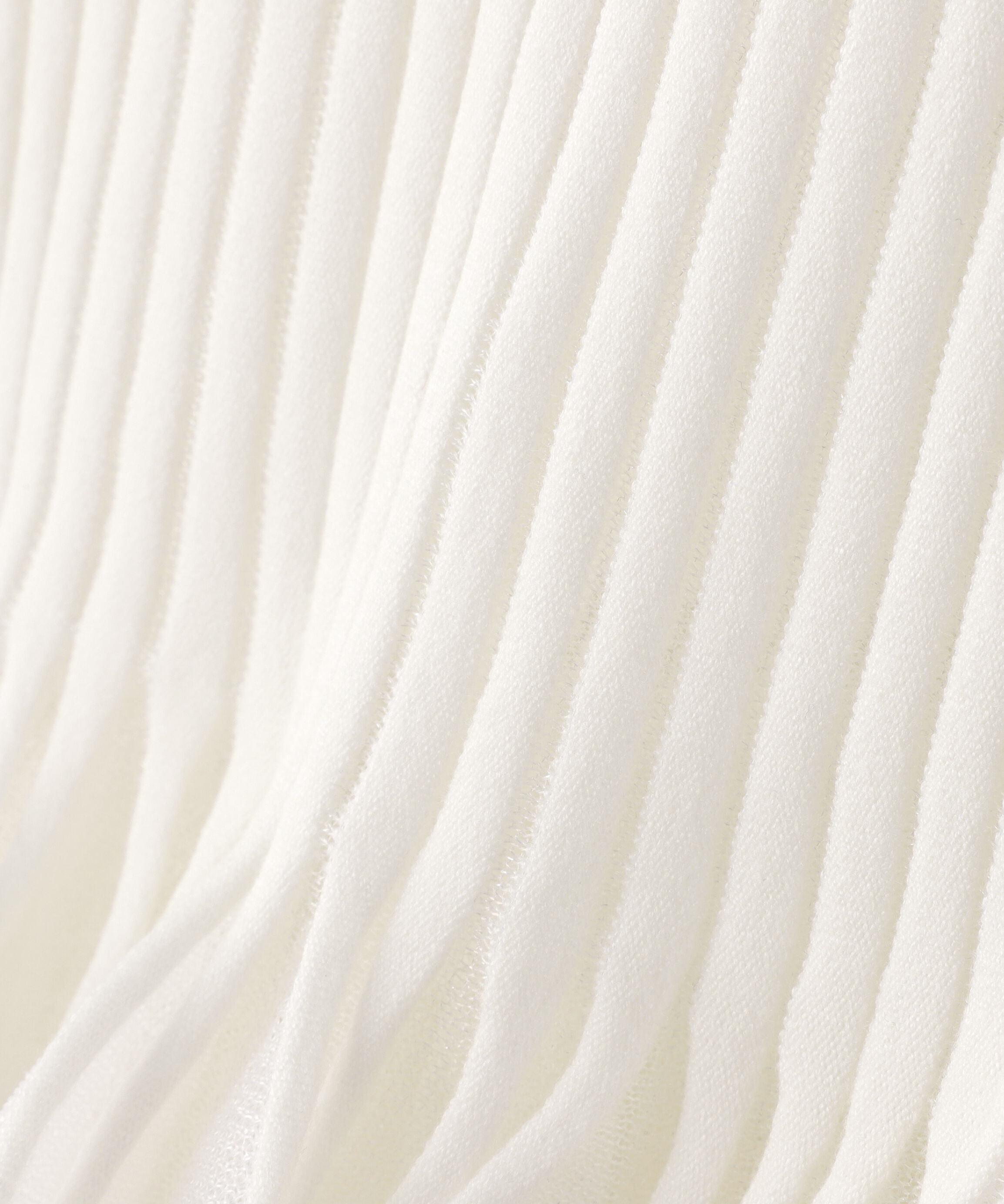  「シアーフリルヘムリブニット」|ニット・セーター|