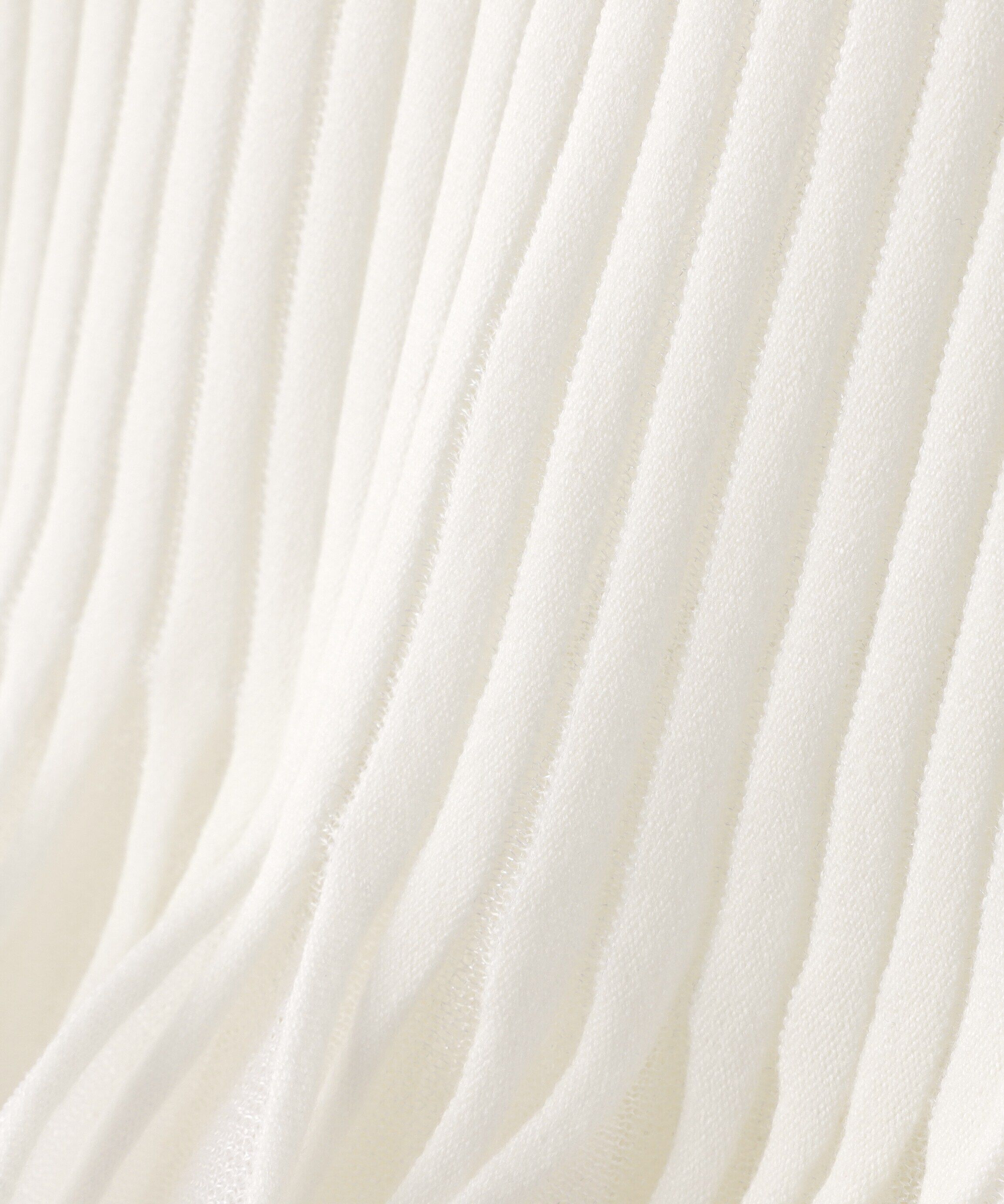  「シアーフリルヘムリブニット」|ニット・セーター|