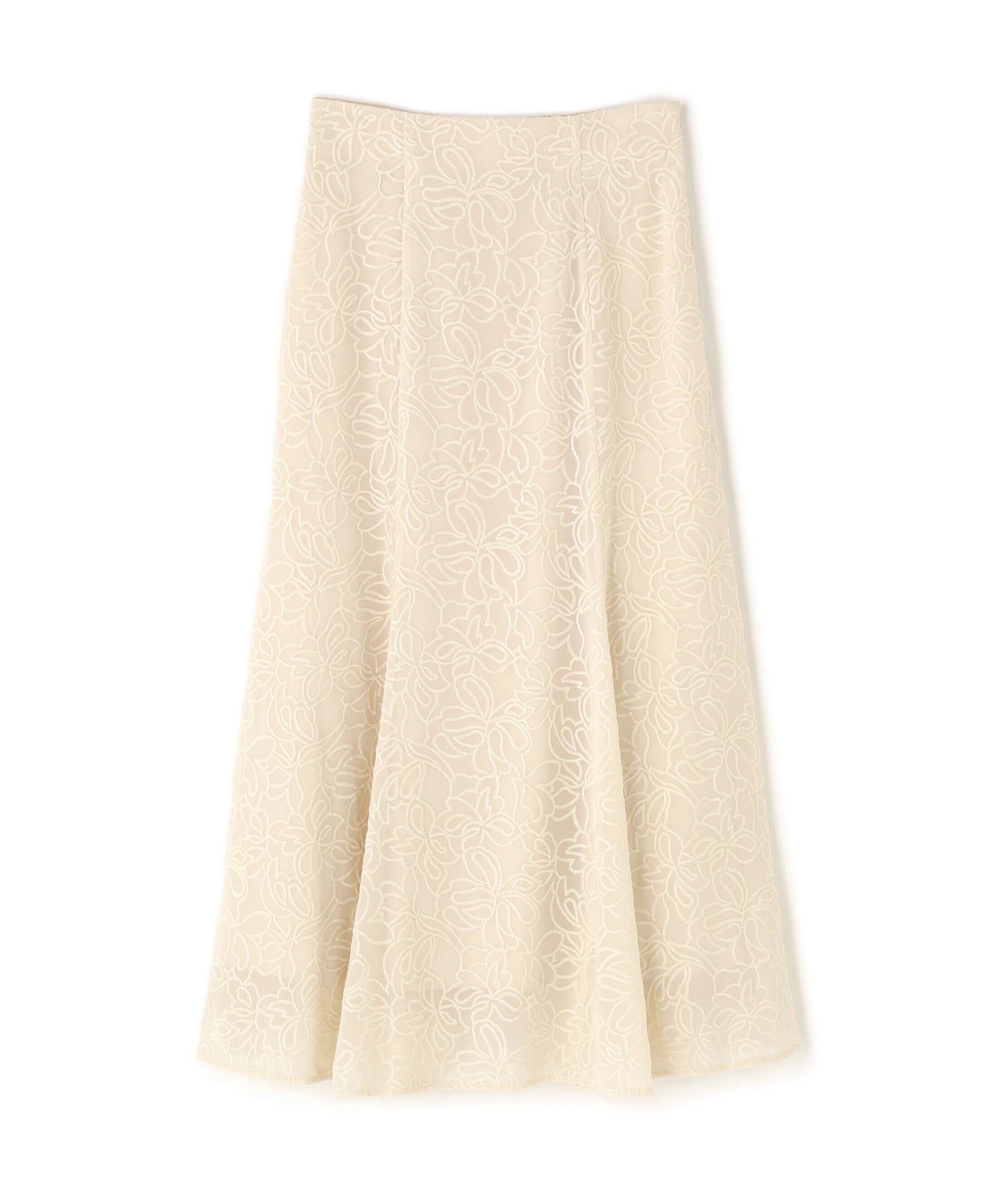  「フラワー刺繍マーメイドスカート」|スカート|