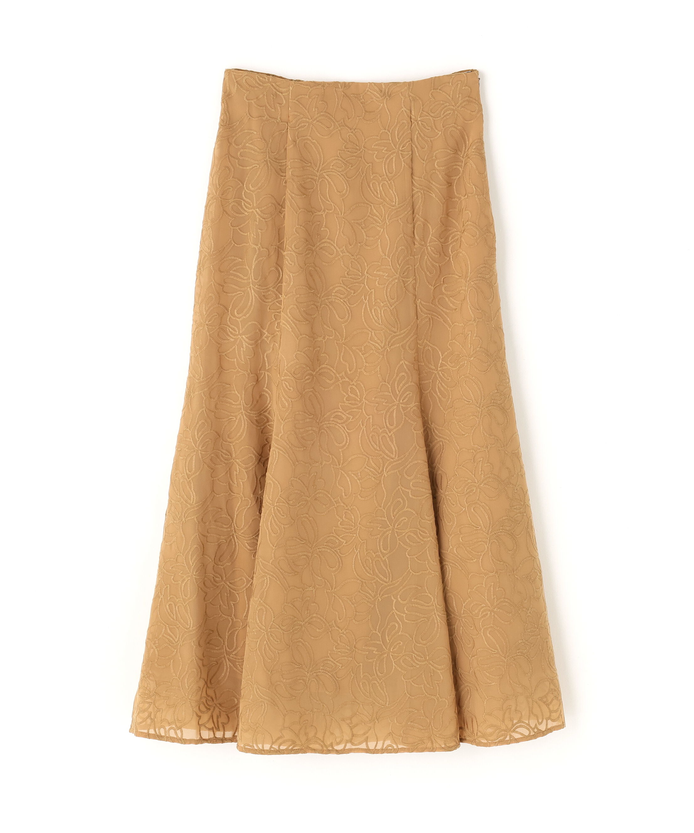  「フラワー刺繍マーメイドスカート」|スカート|