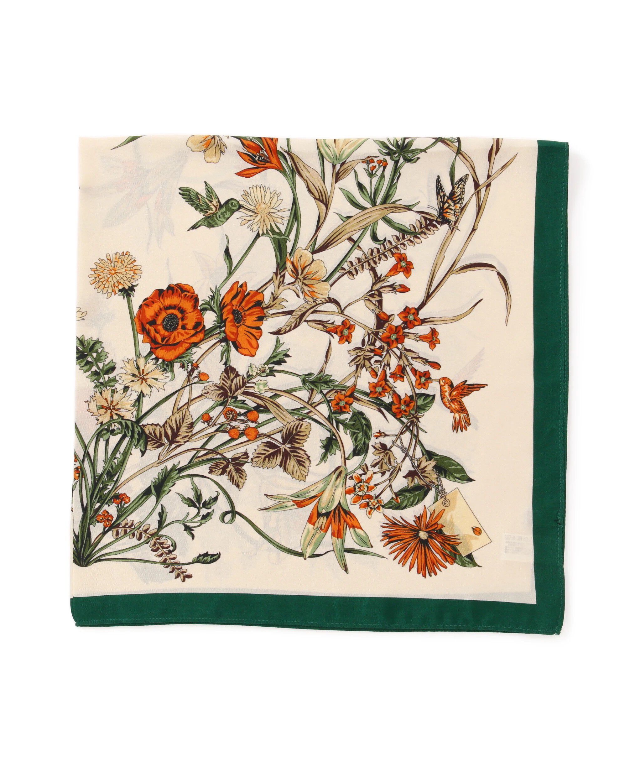  「ダブルフェイスフラワースカーフ」|マフラー|