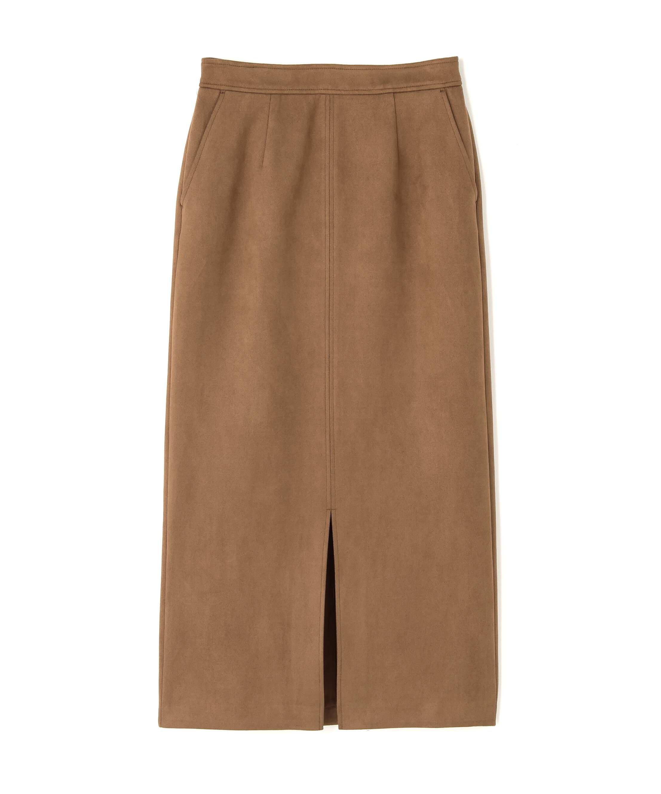  「フェイクスエードシリーズ スリットスカート」|スカート|