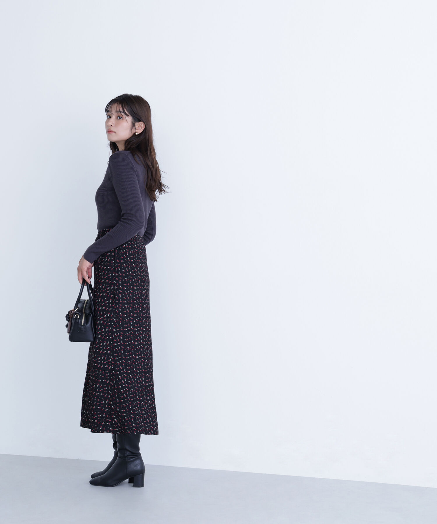  「ウールブレンドニットシリーズ モックネック」|ニット・セーター|