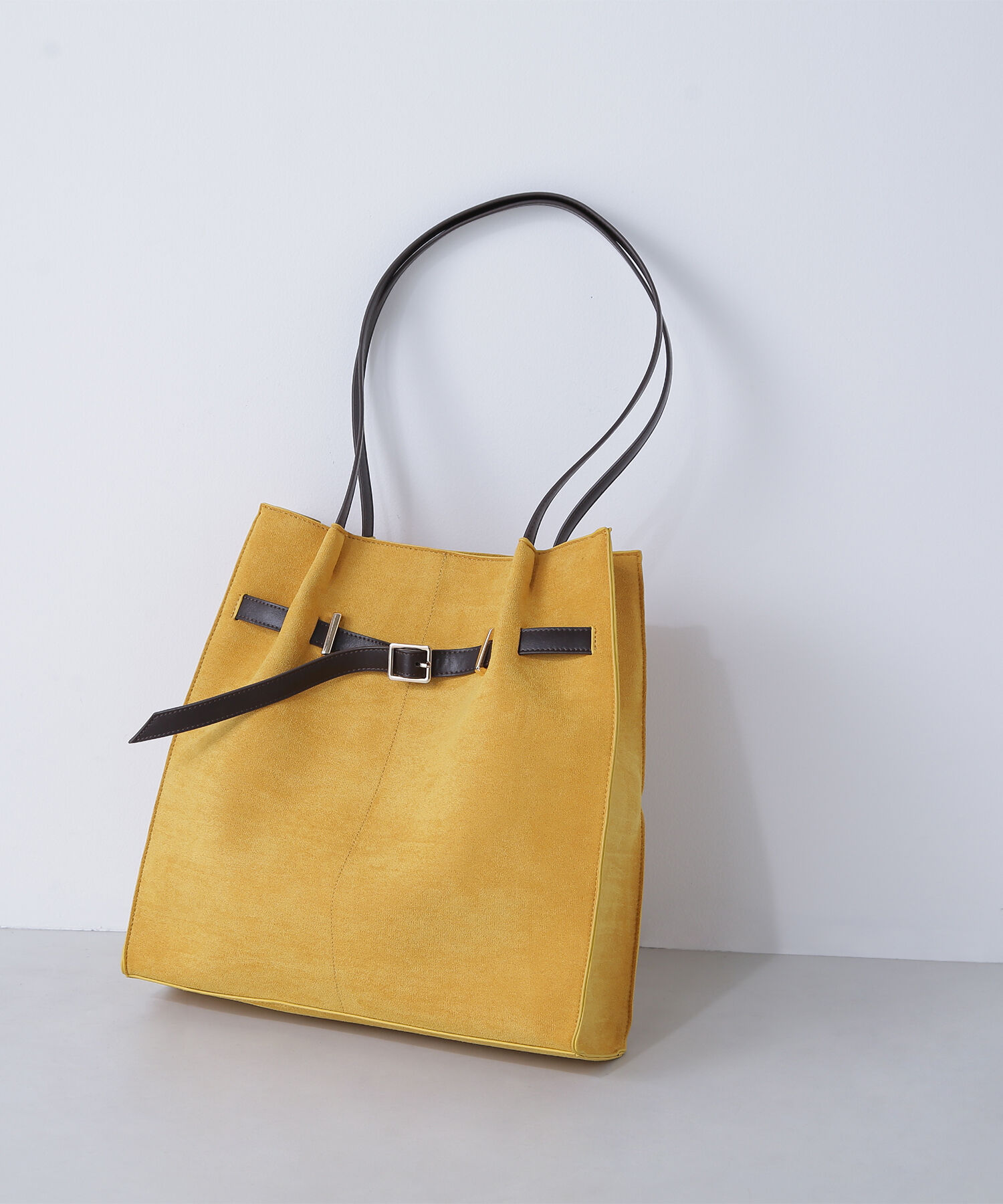  「スウェードタックベルトトートバッグ」|トートバッグ|サフランイエ 1