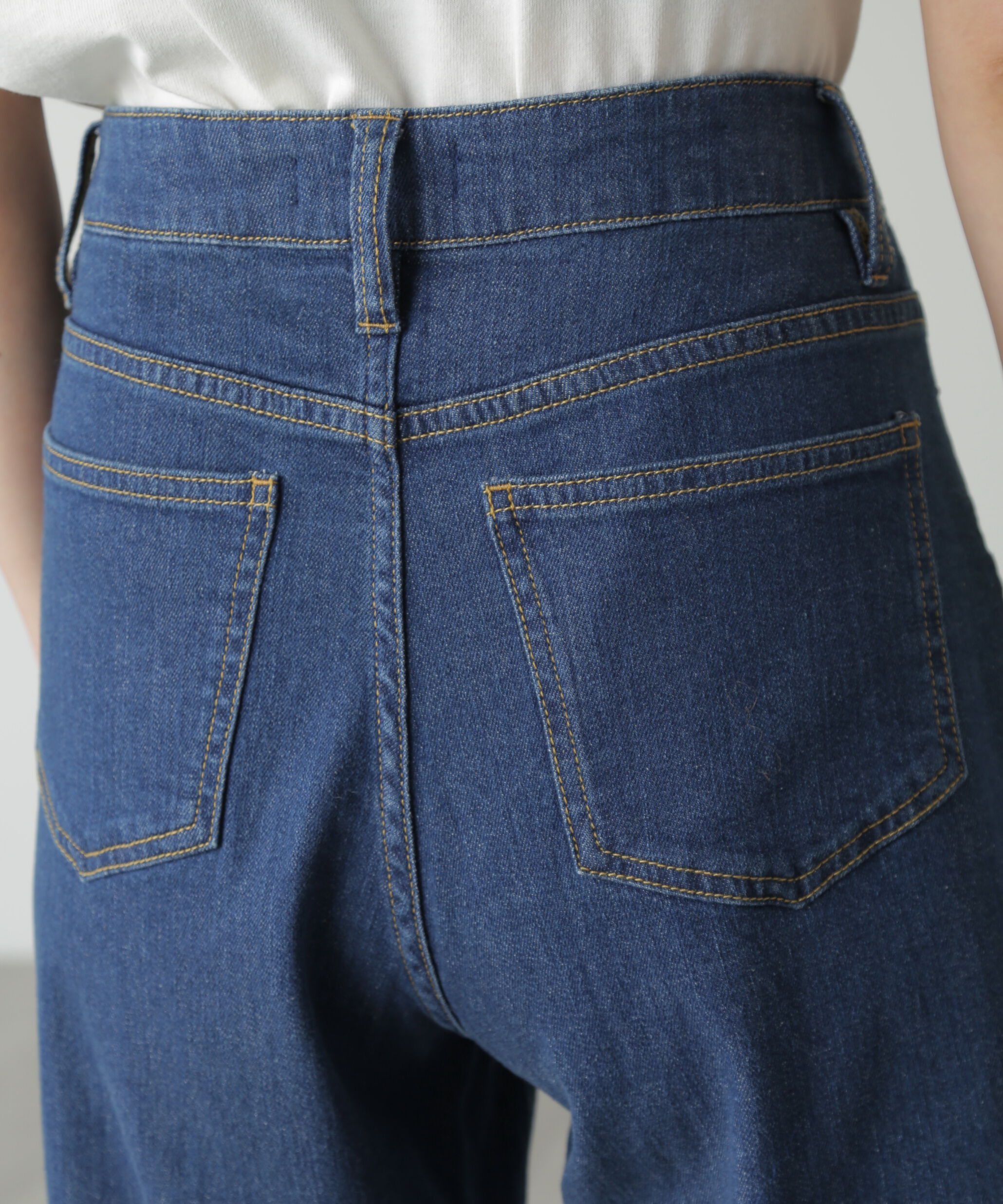  「[低身長サイズ/Sシリーズ]ベーシックワイドデニムパンツ」|その他|