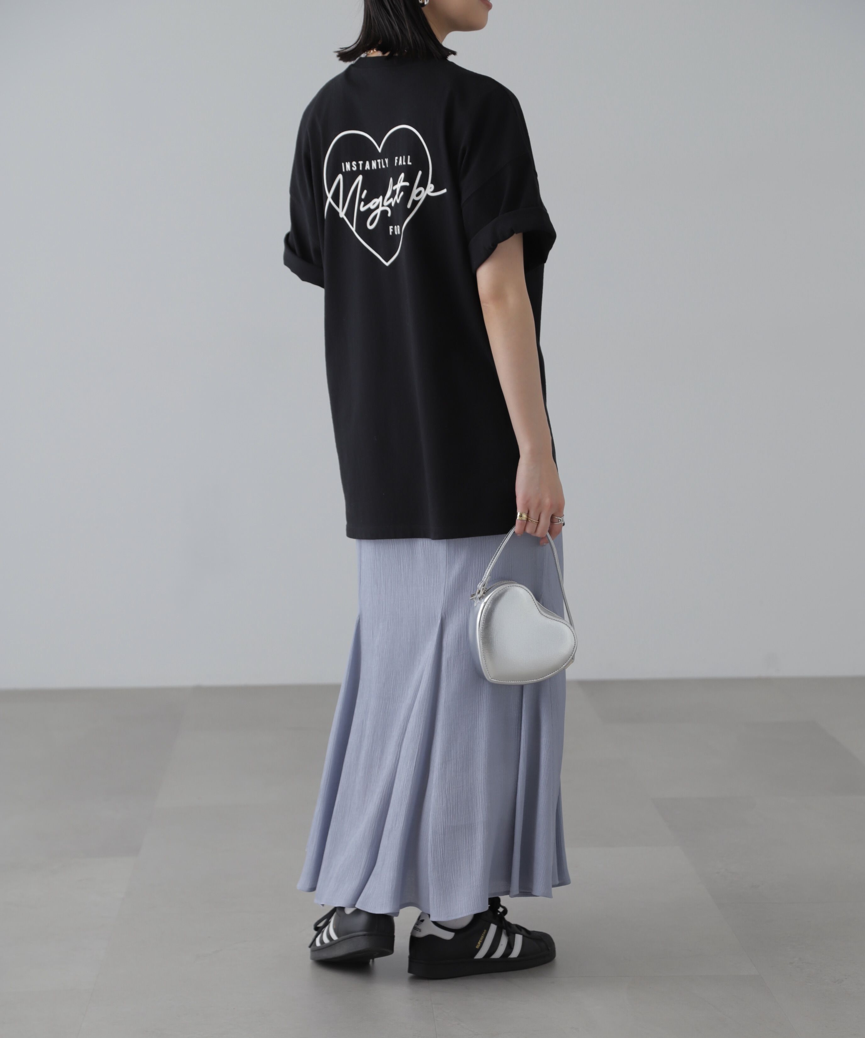  「[低身長サイズ/Sシリーズ]シャイニーフレアマーメイドスカート」|スカート|