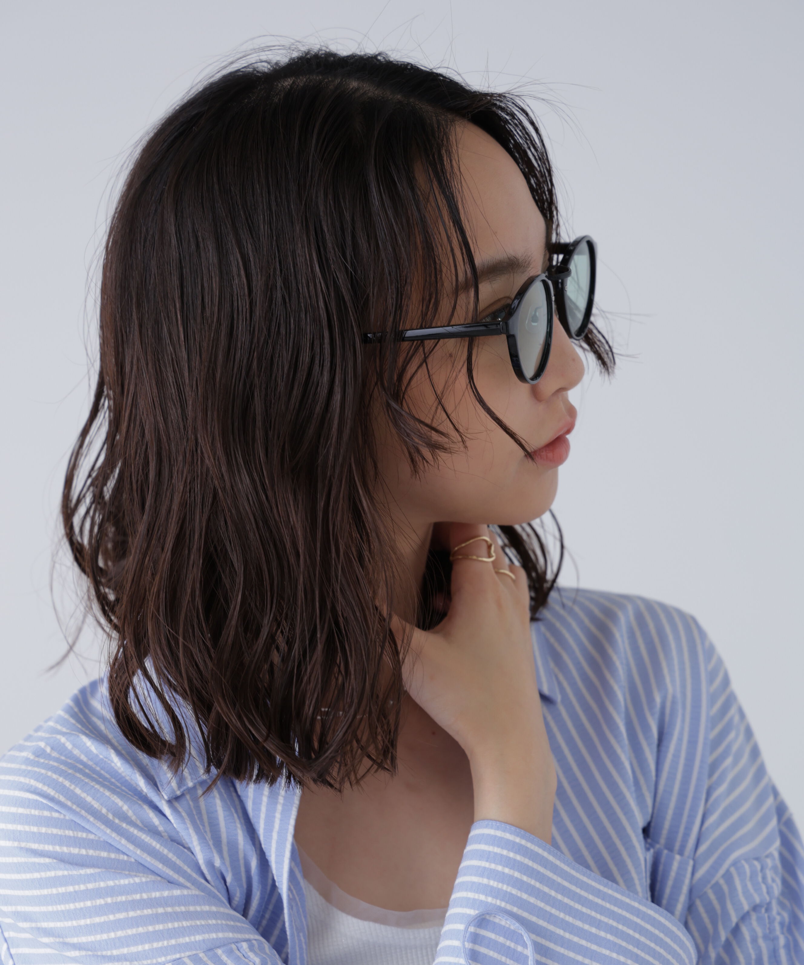  「ボストン型サングラス」|ハンカチ|