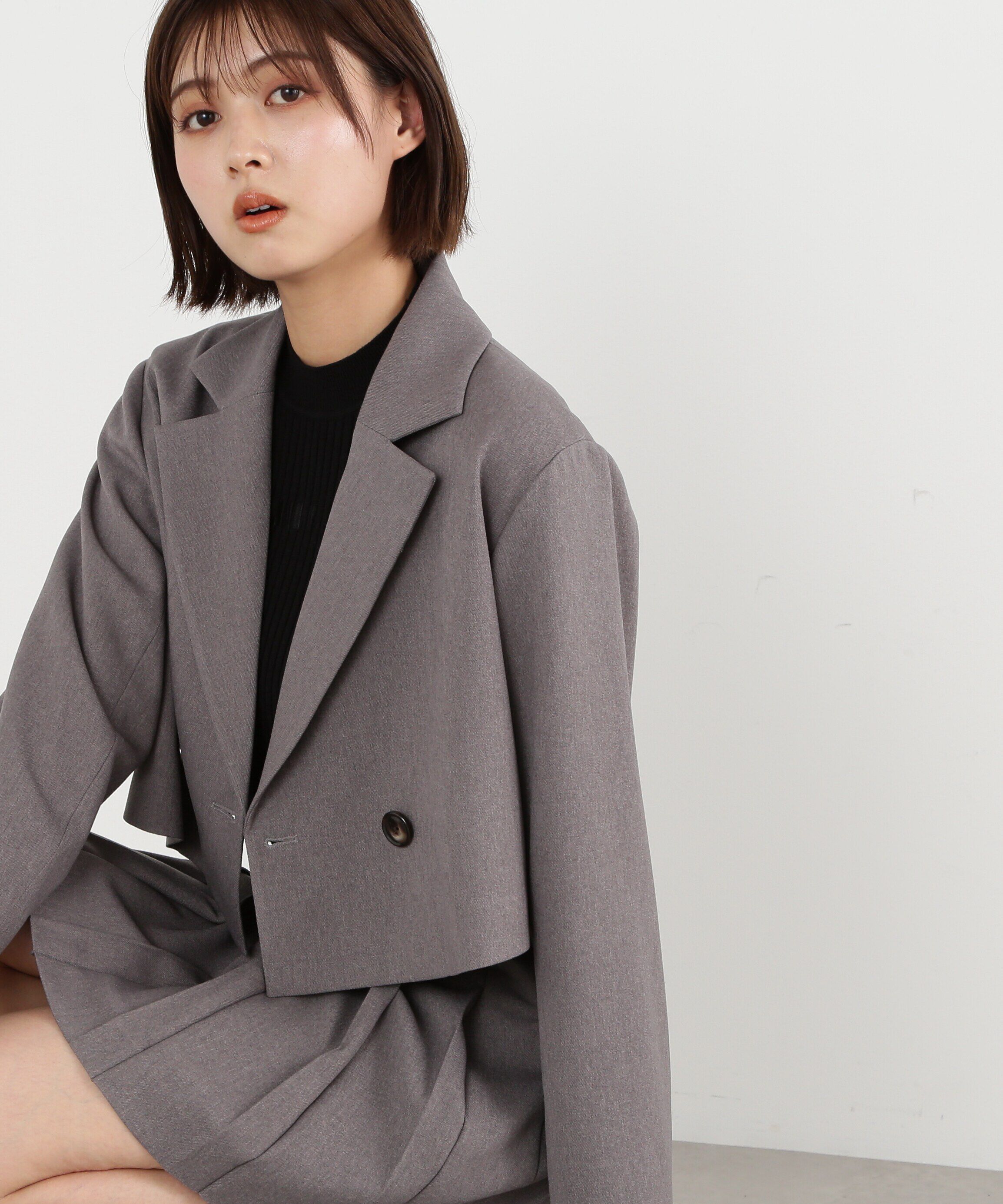  「ショート丈セットアップ　ジャケット」|その他|
