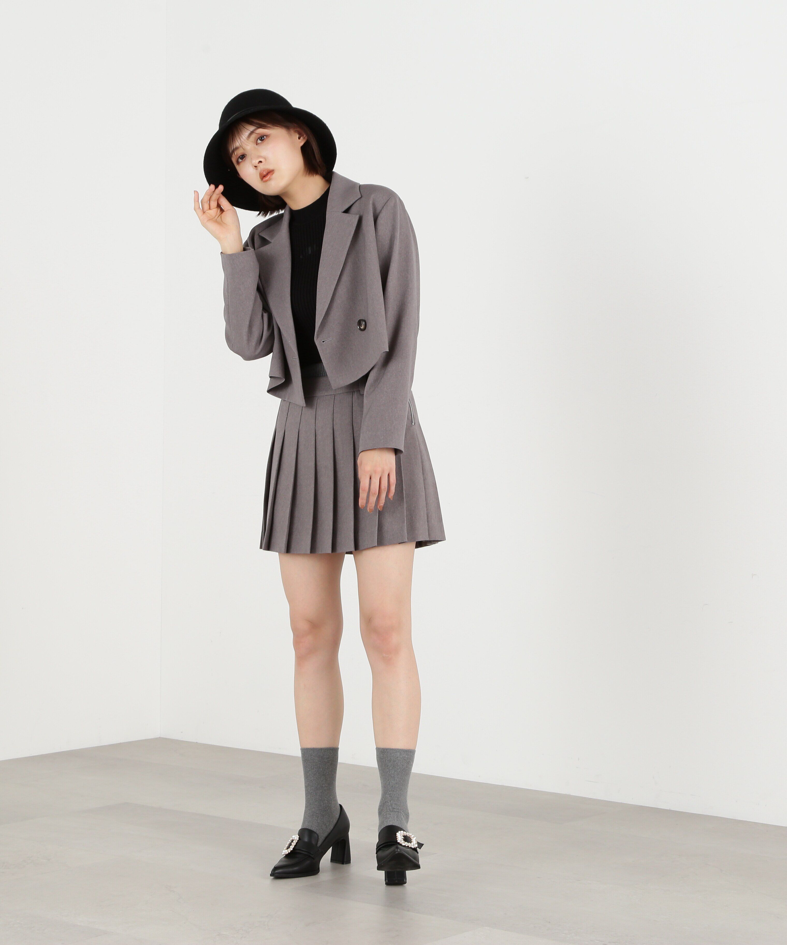  「ショート丈セットアップ　ジャケット」|その他|