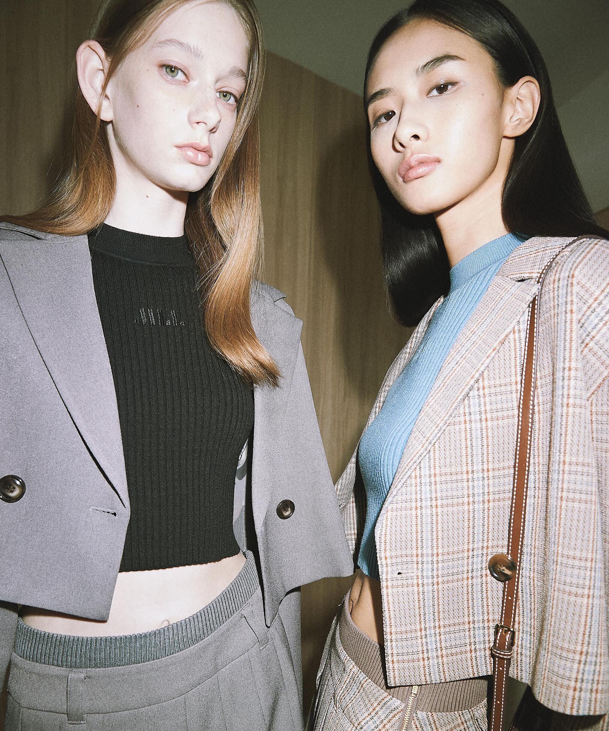  「ショート丈セットアップ　ジャケット」|その他|チェック1