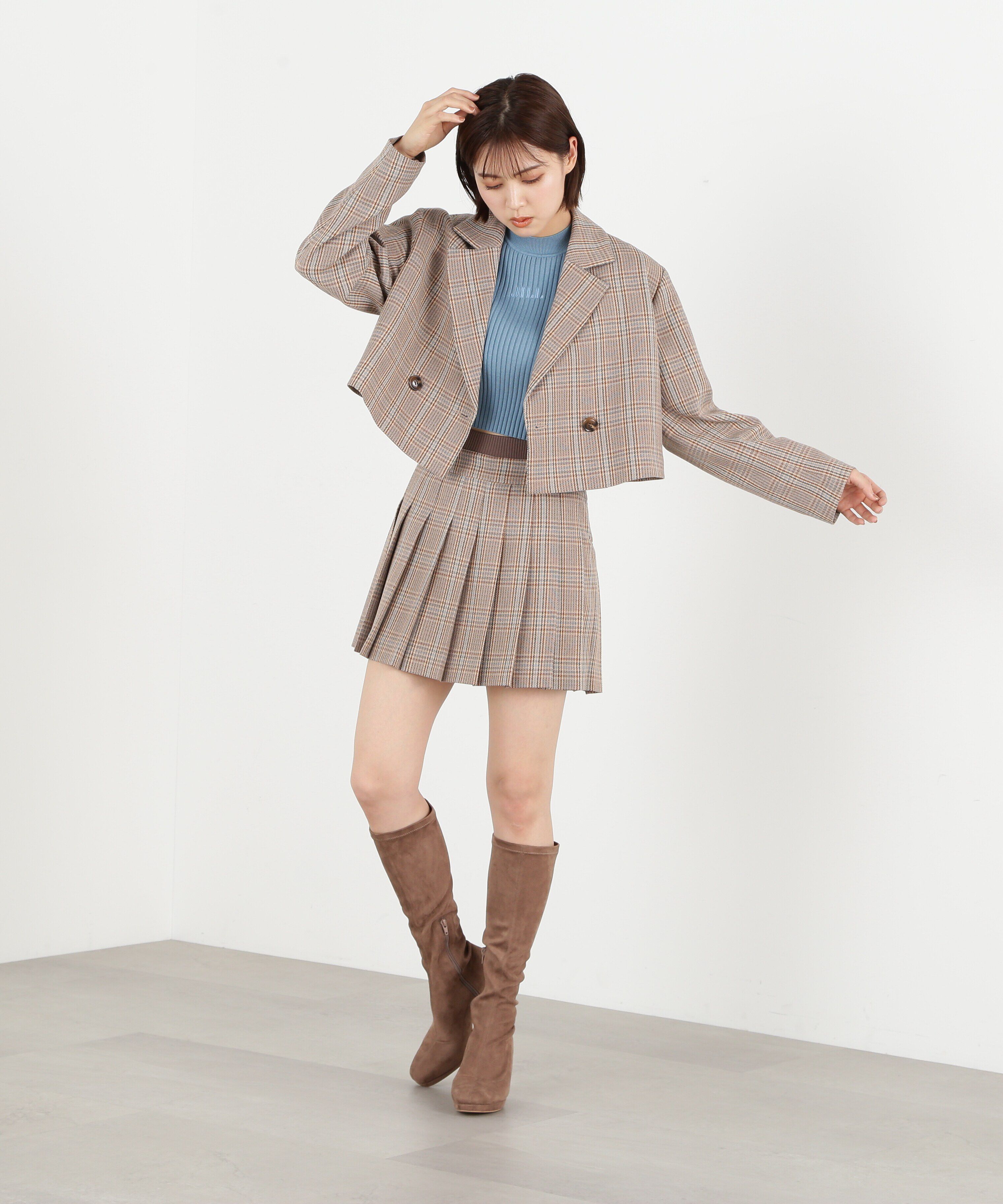  「ショート丈セットアップ　ジャケット」|その他|