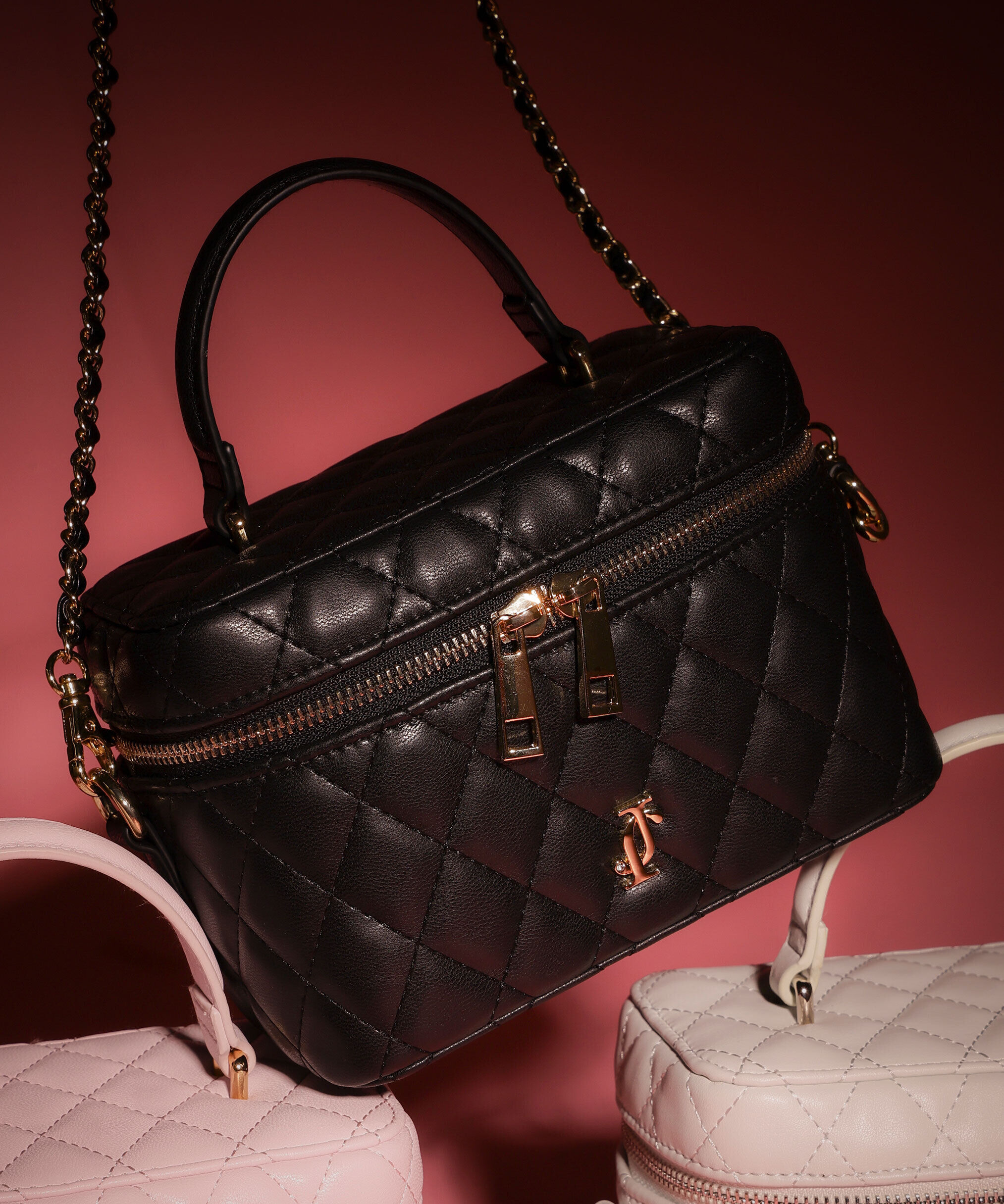  「キルティングバニティ」|その他|ブラック