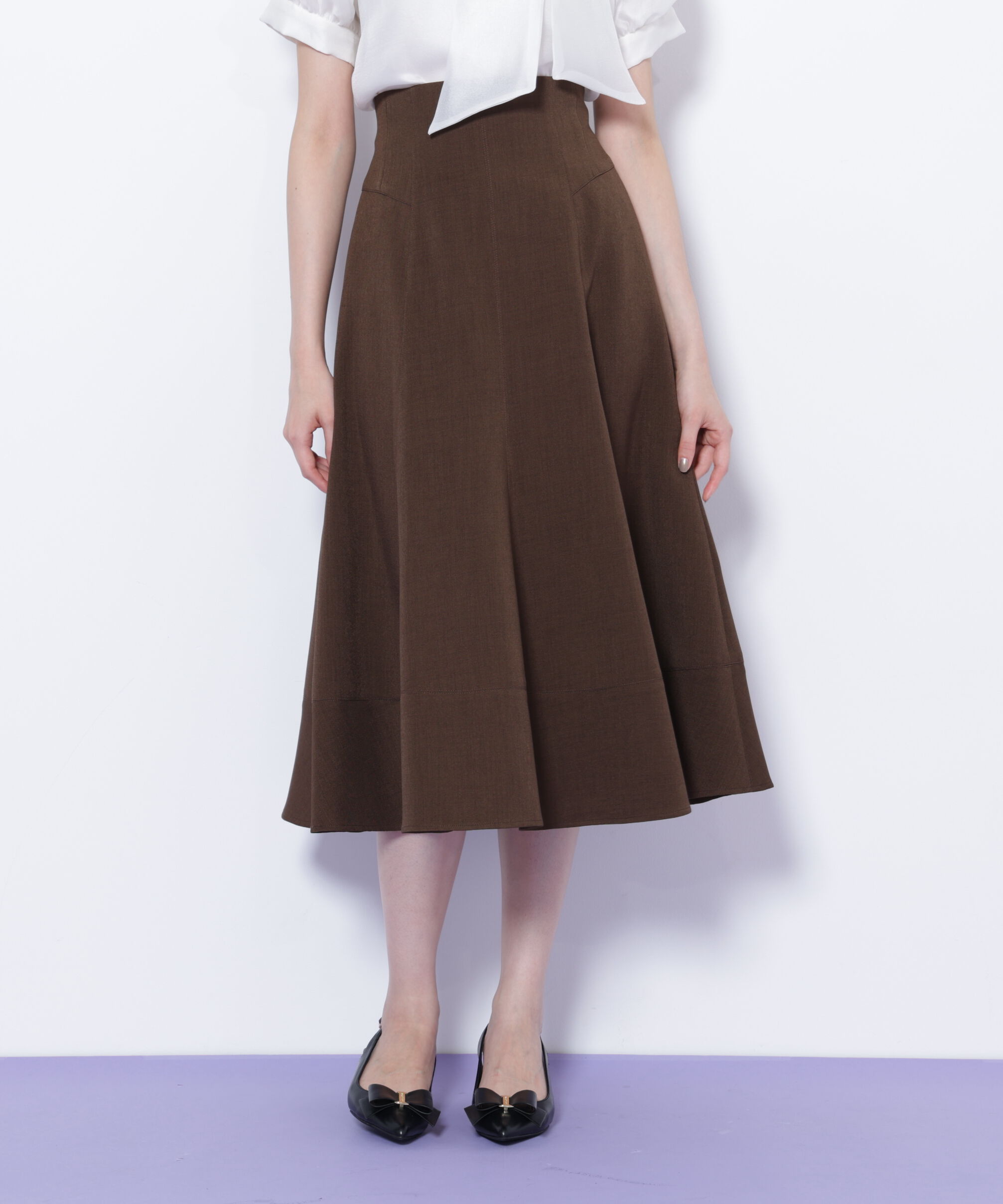 「ステッチフレアスカート」|スカート|