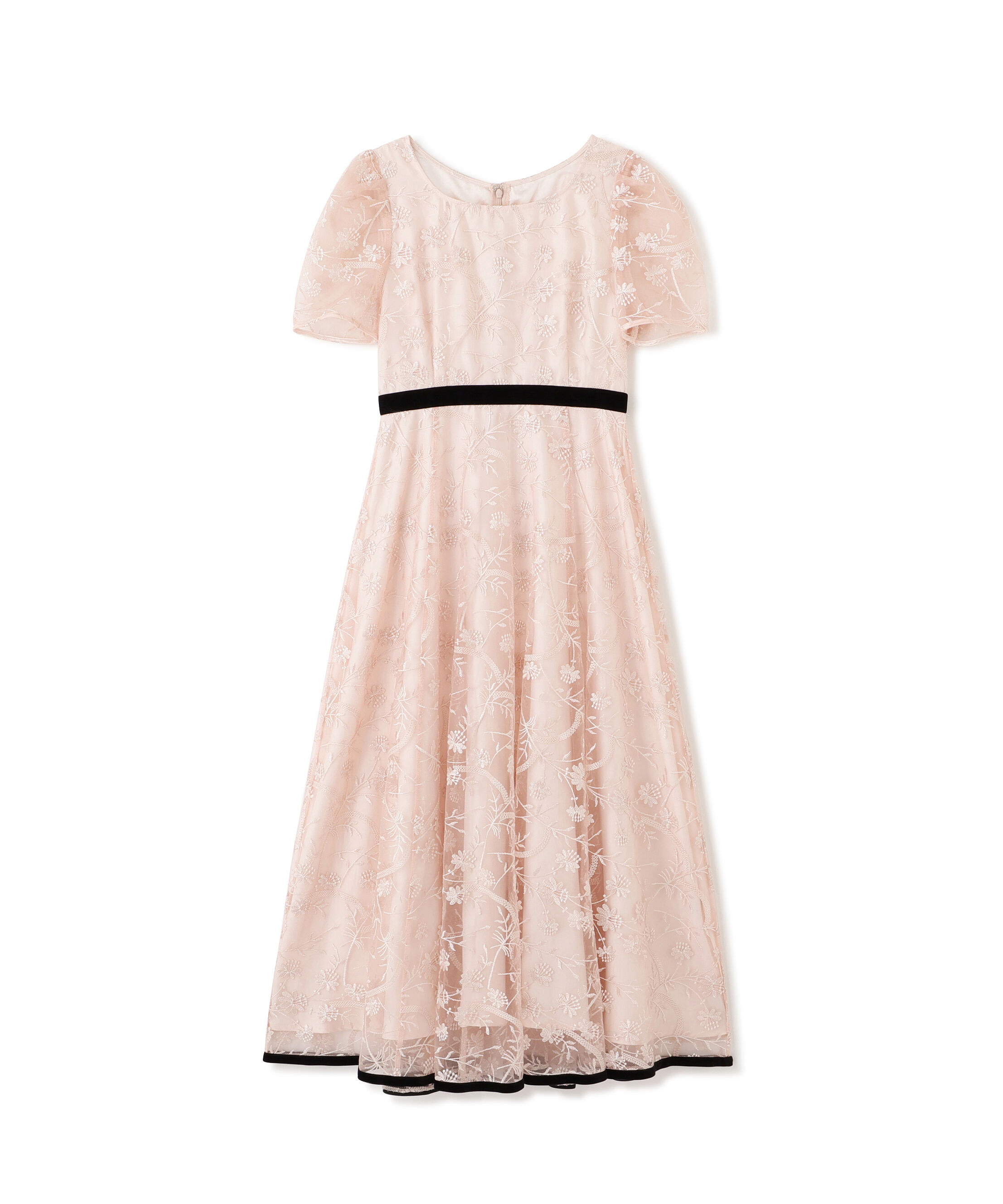  「＜ｍｉｋｕさんコラボ＞エンブロイダリーレースドレス」|ワンピース|