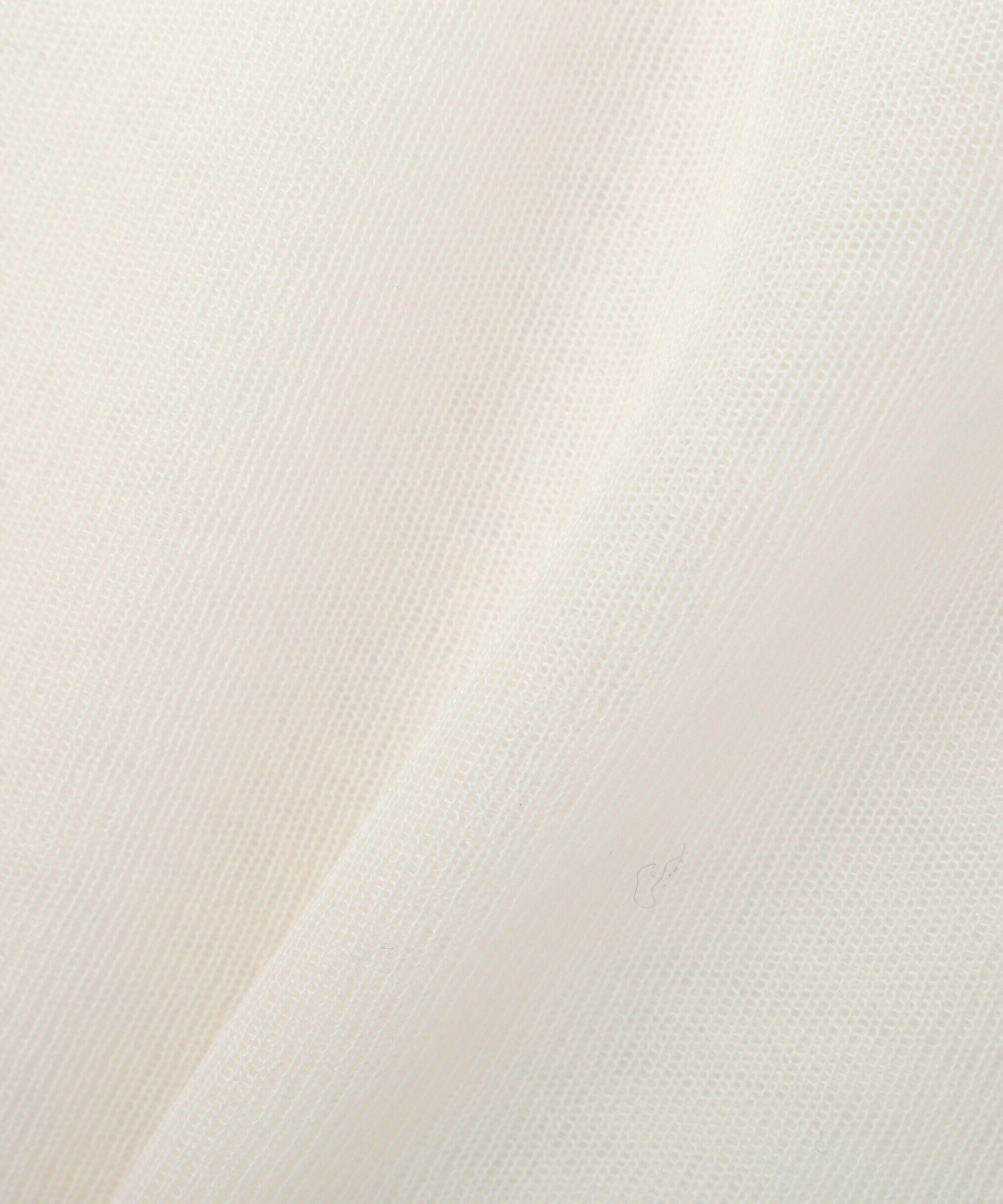 PROPORTION BODY DRESSING「チャーム付きシアー半袖ニット」|ニット・セーター|