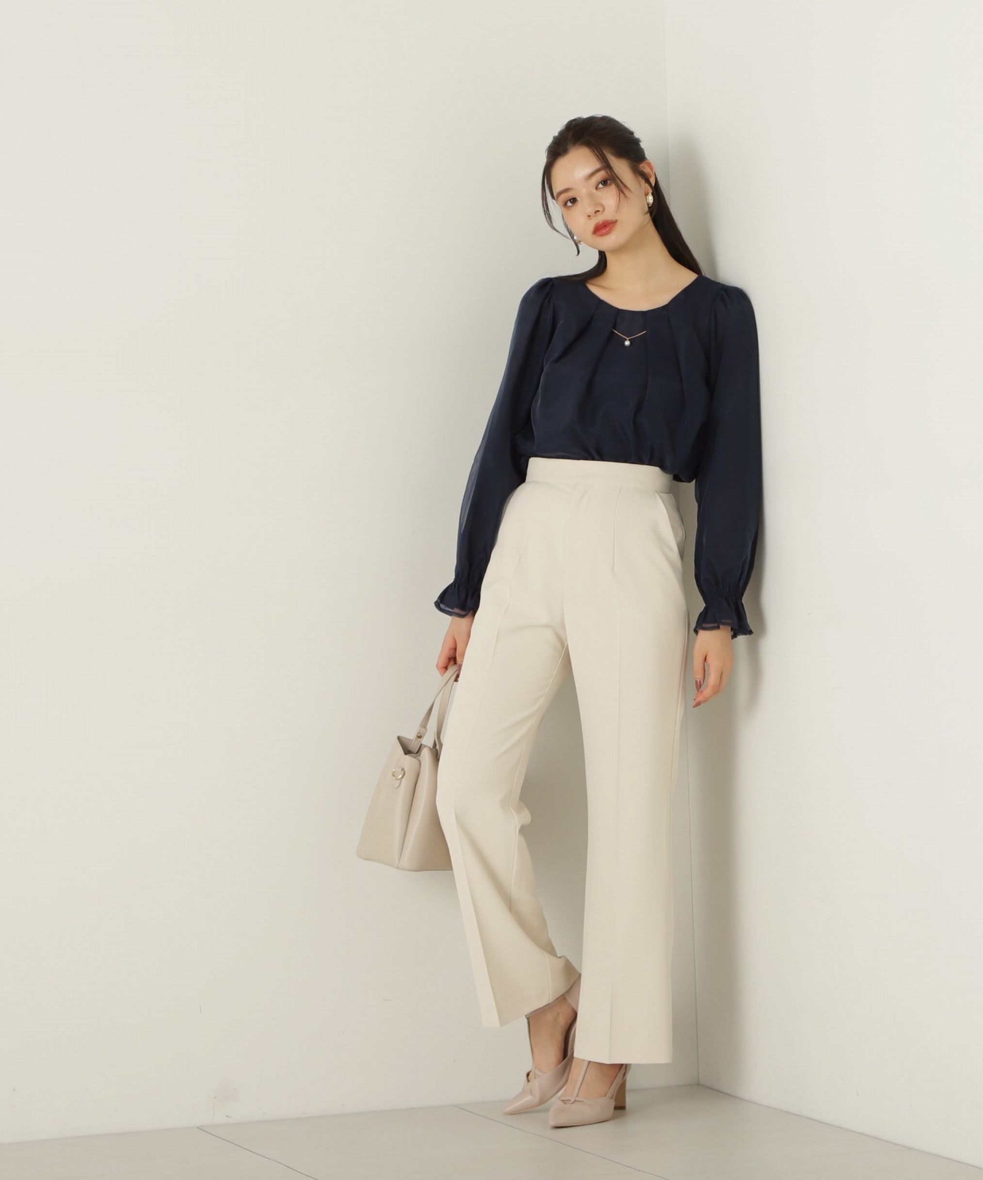 PROPORTION BODY DRESSING「前リボンパンツセットアップ24AW」|ワンピース|