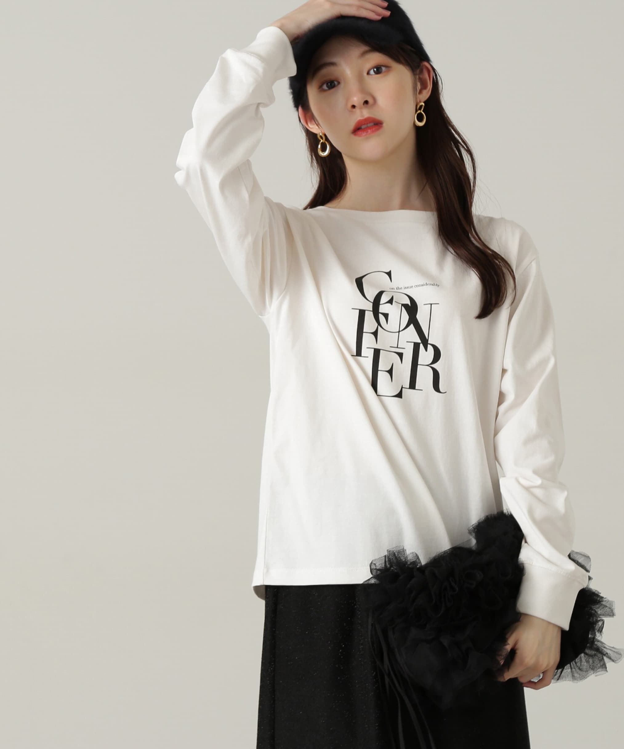 PROPORTION BODY DRESSING「ロゴロンTシャツ」|Tシャツ・カットソー|