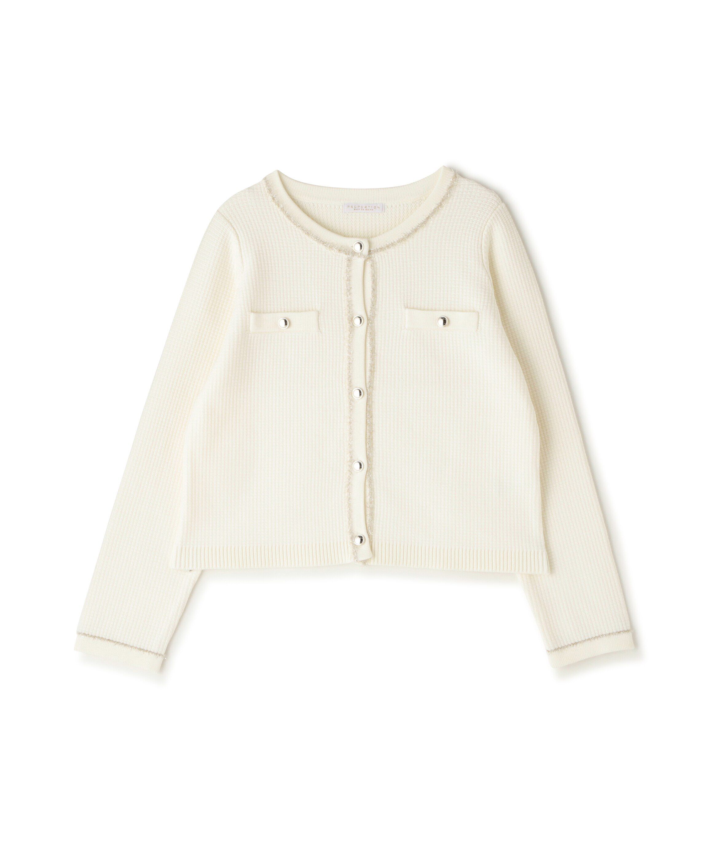 PROPORTION BODY DRESSING「ツイードニットジャケット24AW」|その他|