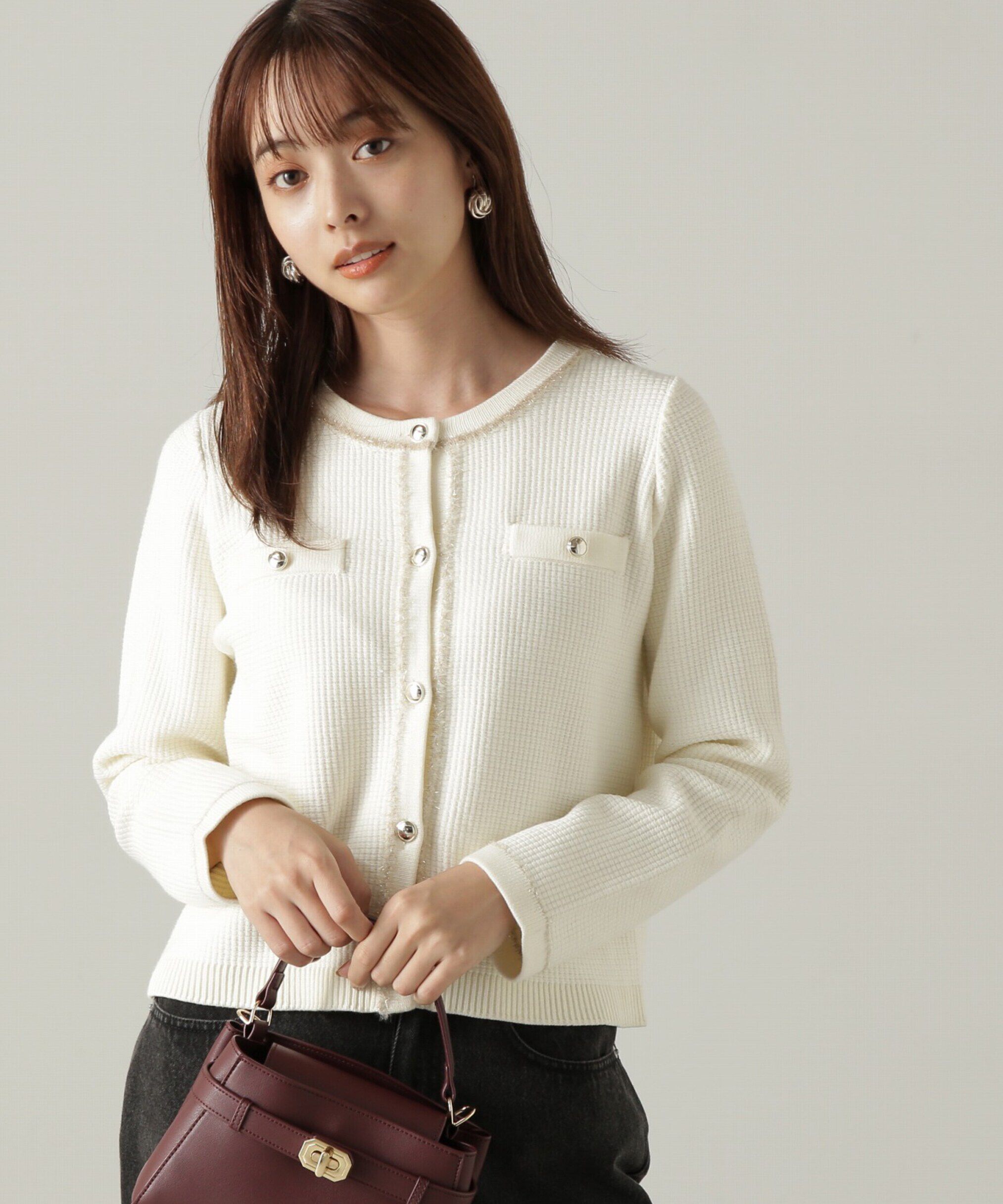 PROPORTION BODY DRESSING「ツイードニットジャケット24AW」|その他|