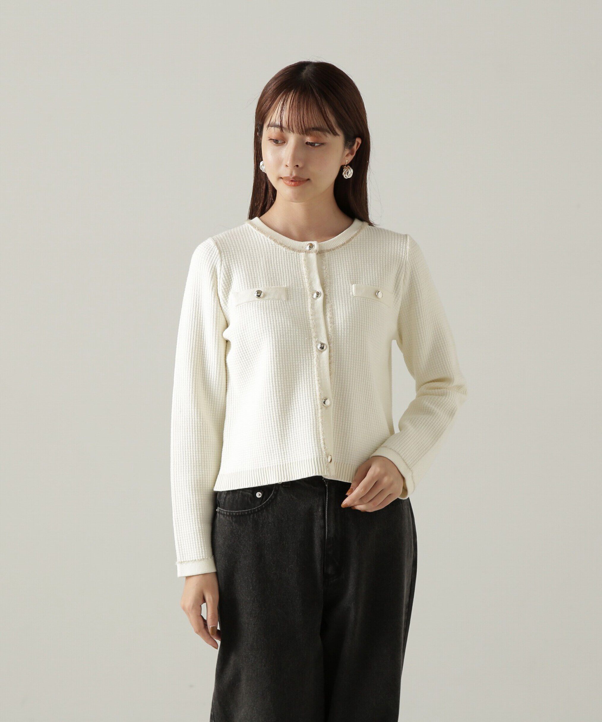 PROPORTION BODY DRESSING「ツイードニットジャケット24AW」|その他|
