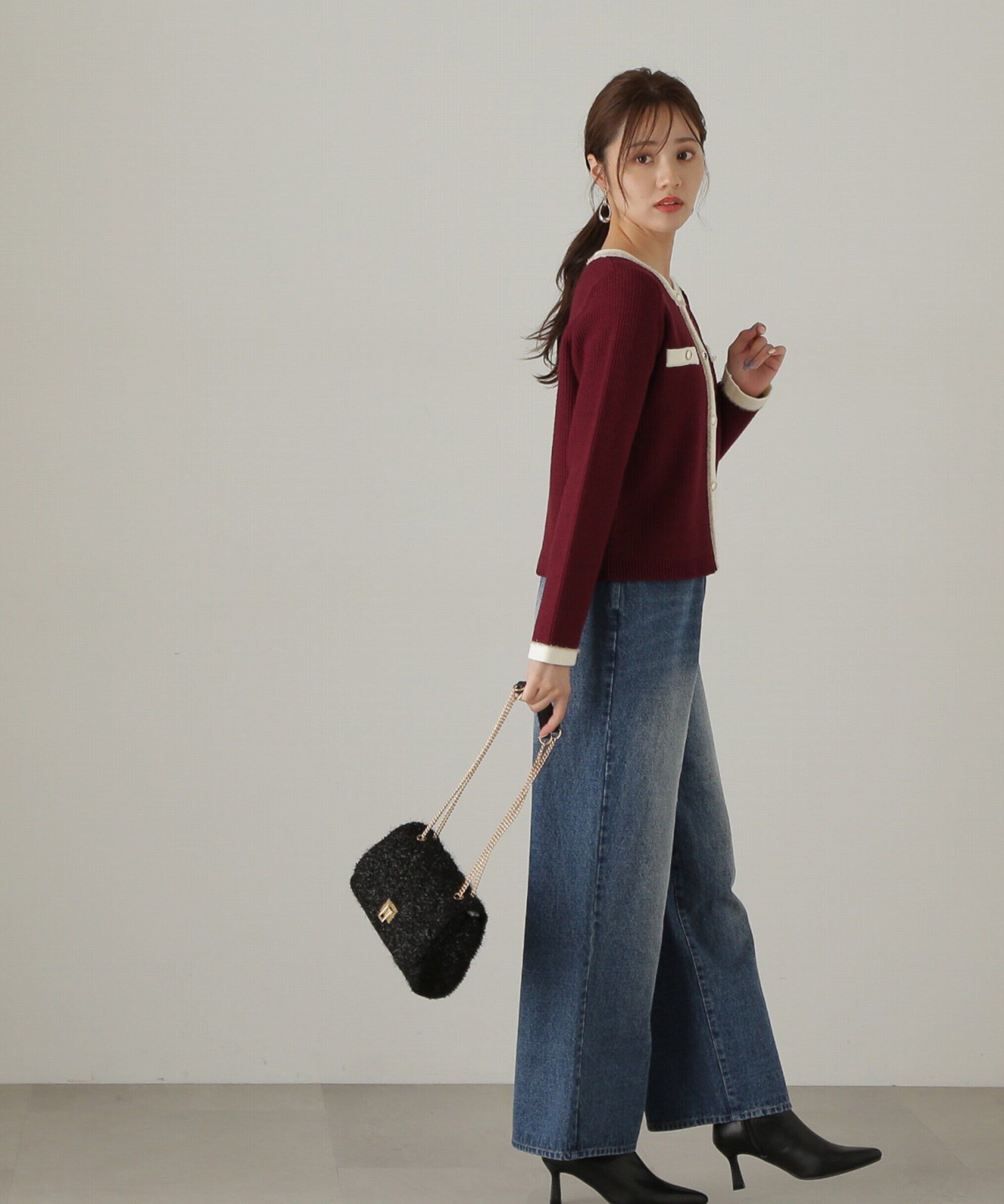 PROPORTION BODY DRESSING「ツイードニットジャケット24AW」|その他|