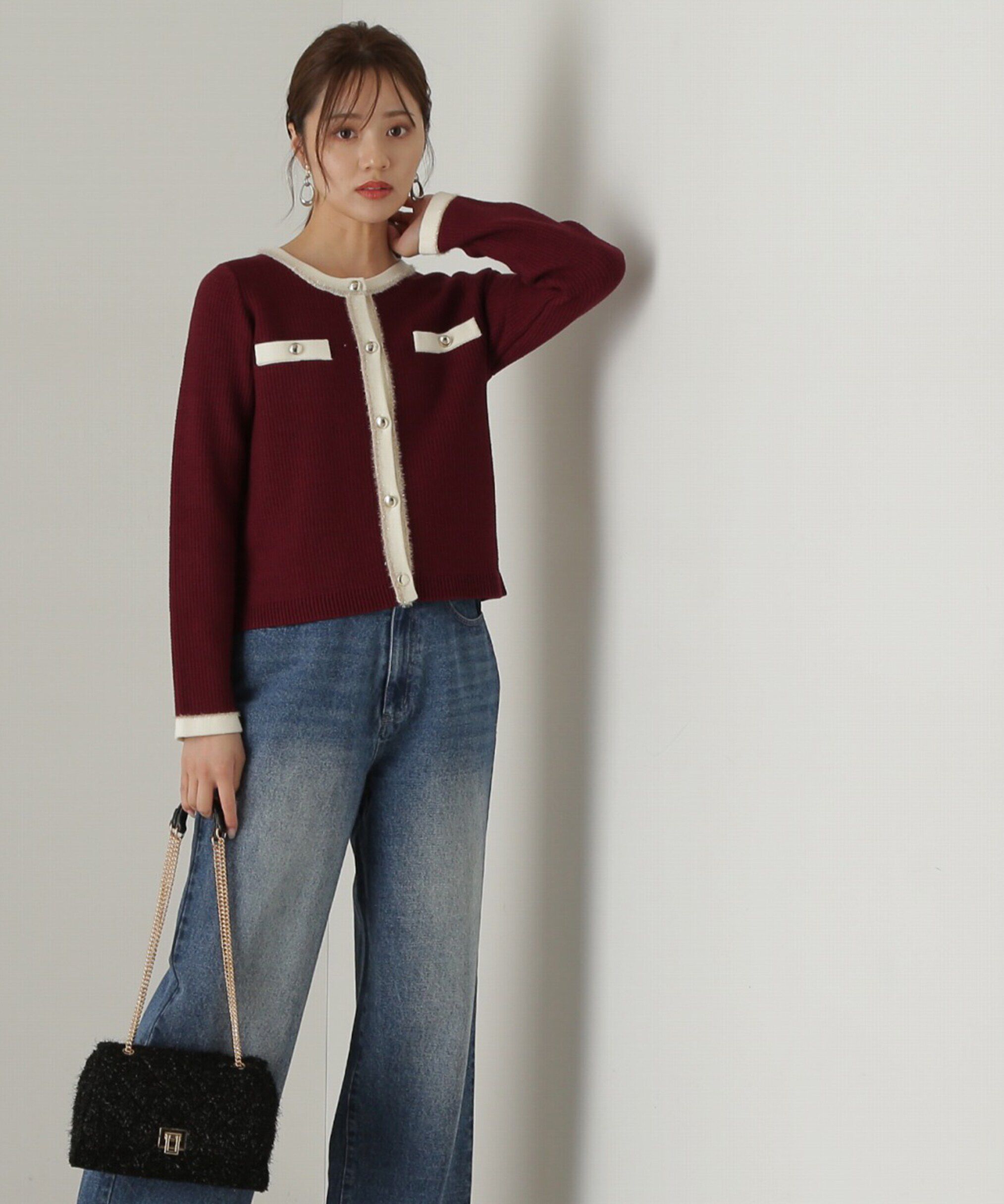 PROPORTION BODY DRESSING「ツイードニットジャケット24AW」|その他|