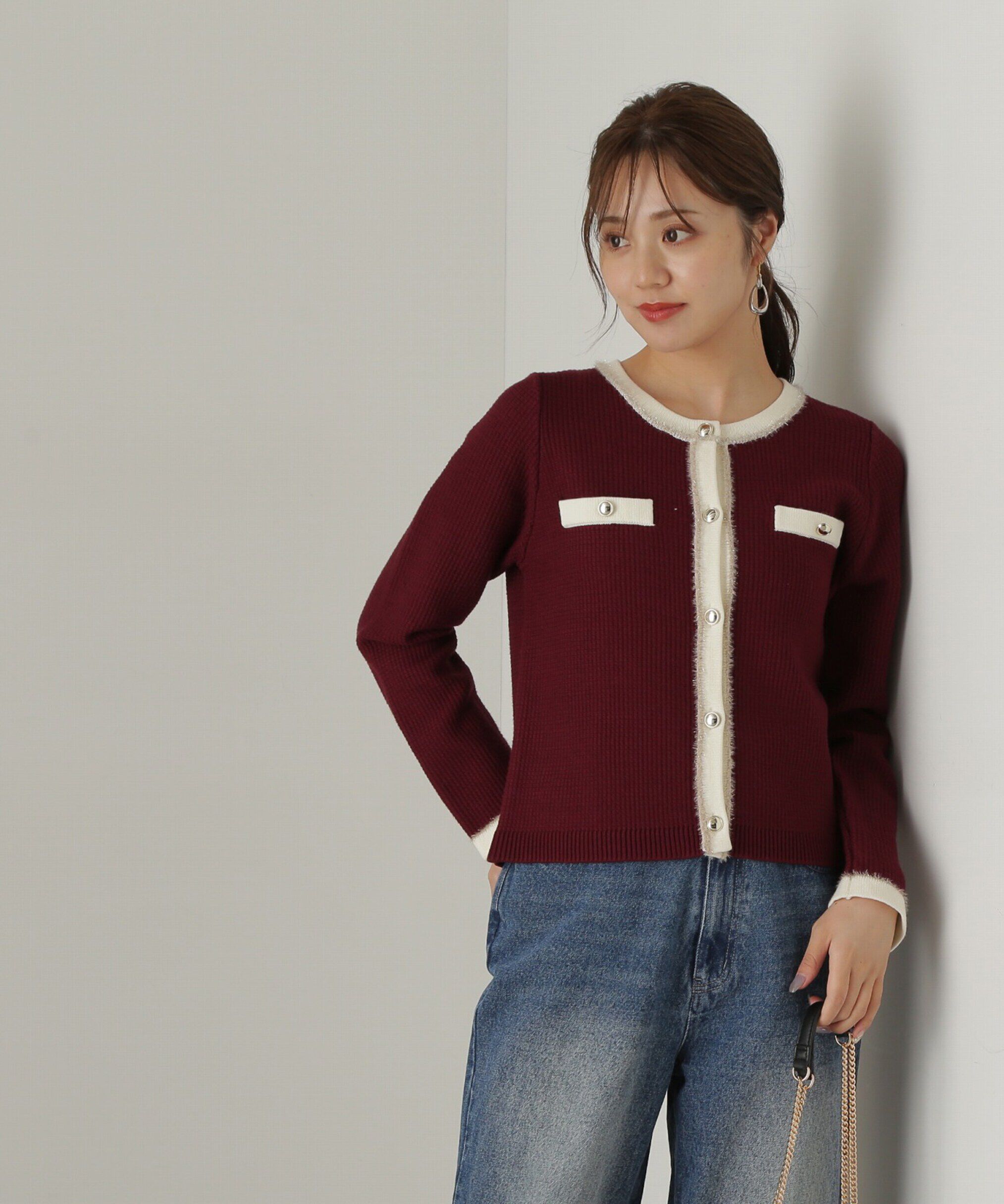 PROPORTION BODY DRESSING「ツイードニットジャケット24AW」|その他|