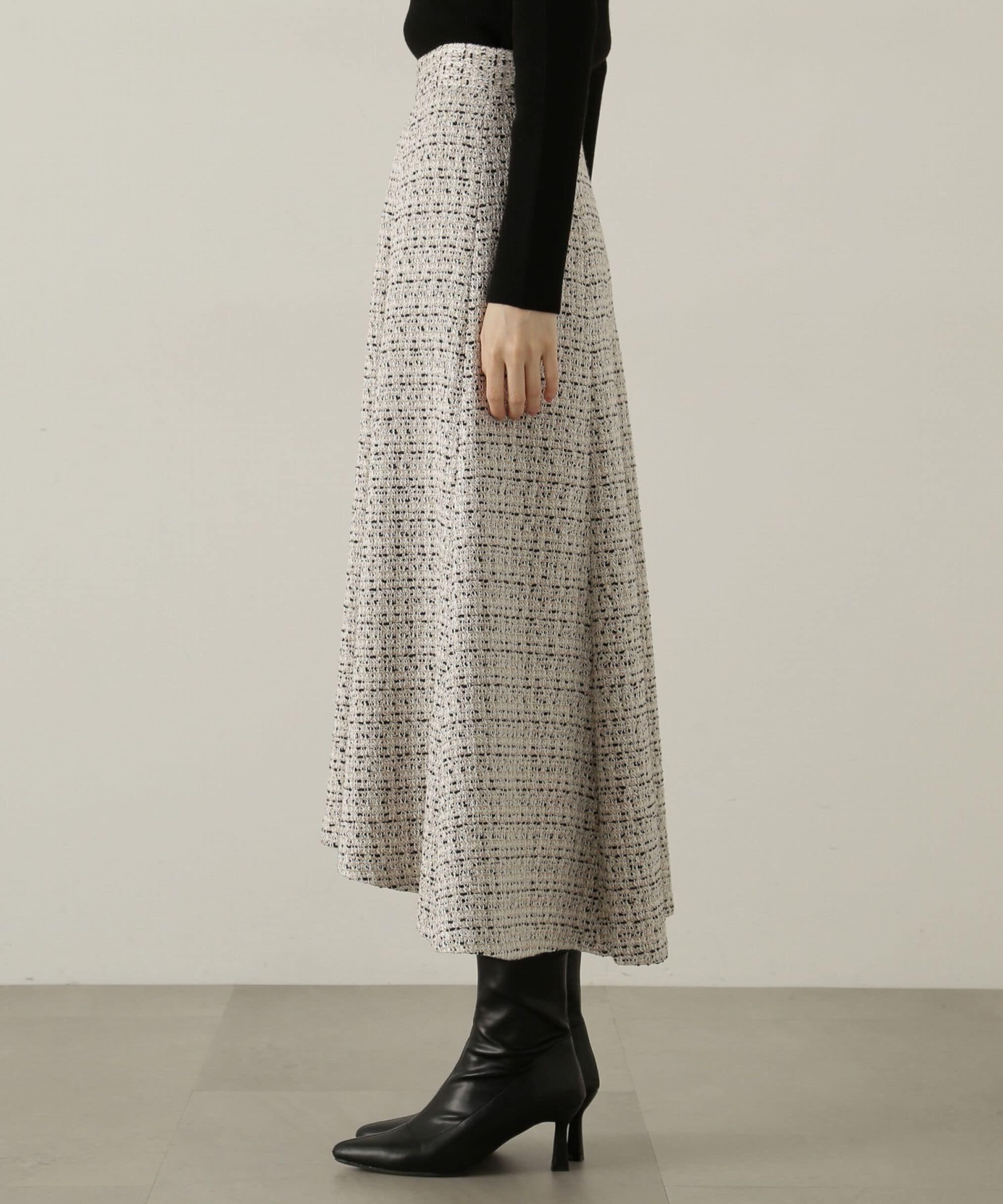 PROPORTION BODY DRESSING「ミックスツイードフレアスカート　24AW」|スカート|